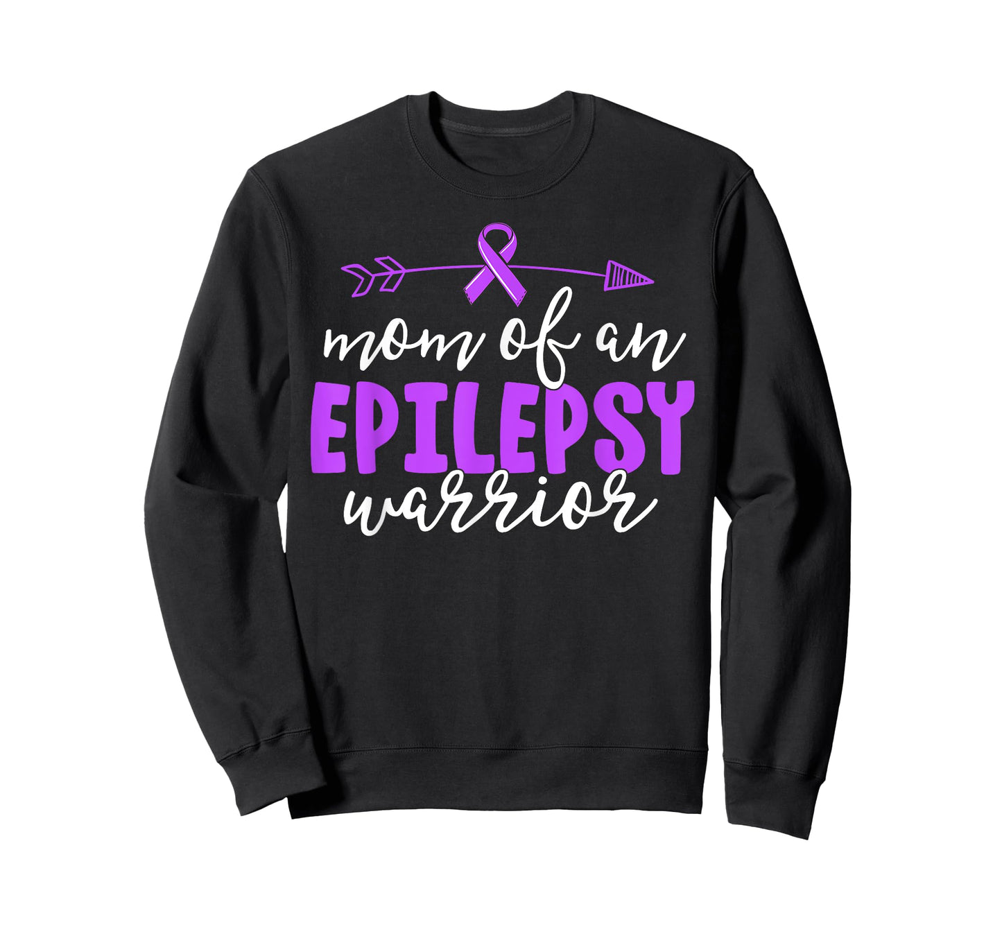 Epilepsy Mom Shirt Purple Ribbon Awareness Shirt Mother T-Shirt