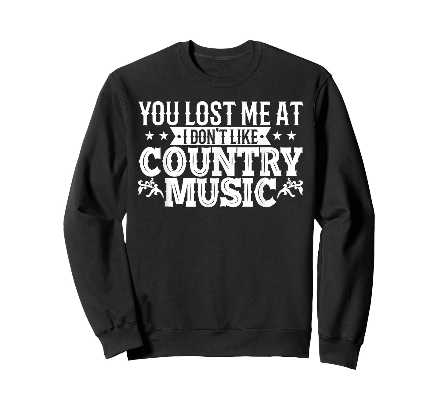 Western You Lost Me At I Dont Like Country Music Line Dance T-Shirt