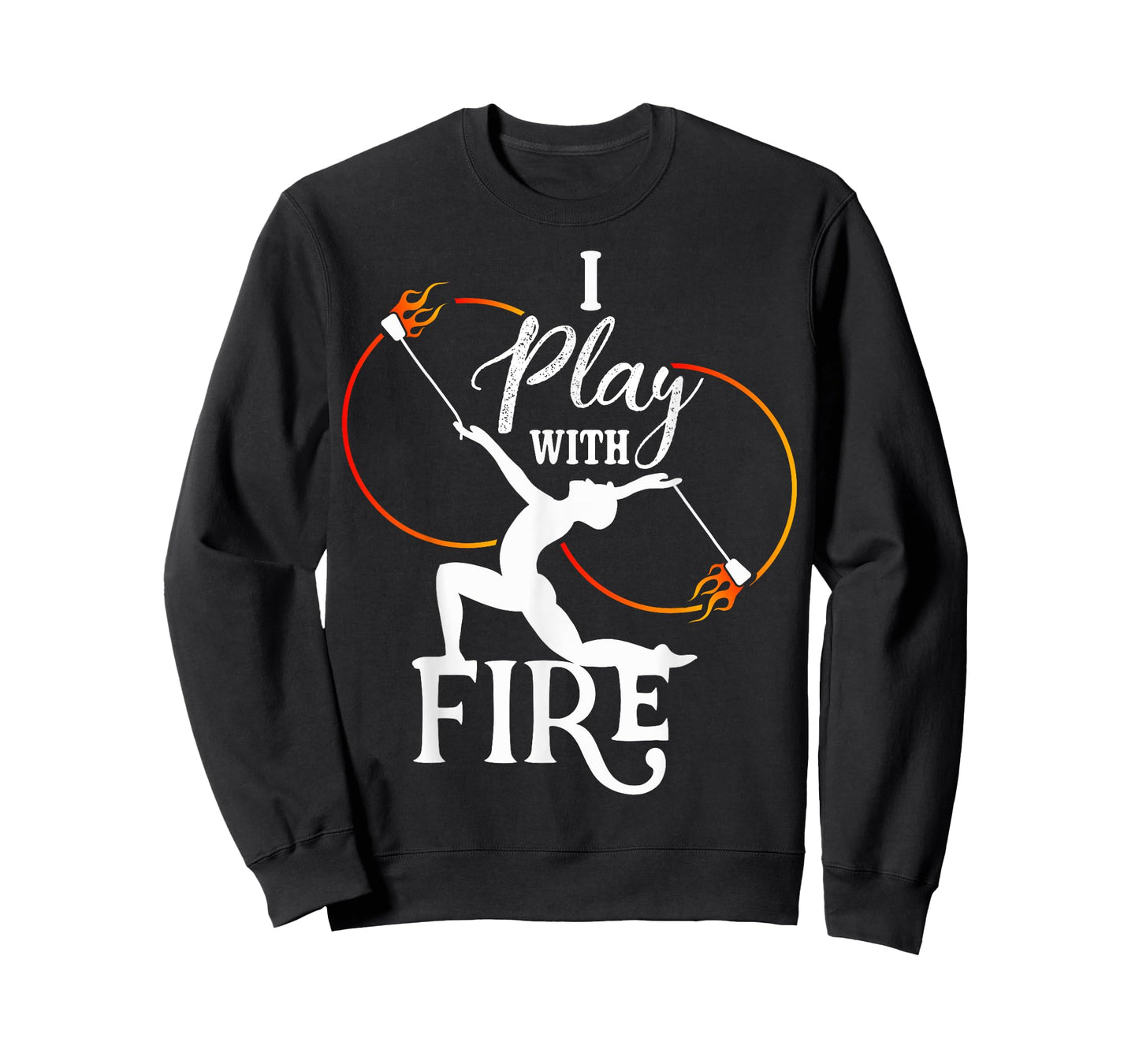 I Play With Fire Tee - Poi Fire Spinning T-Shirt T-Shirt