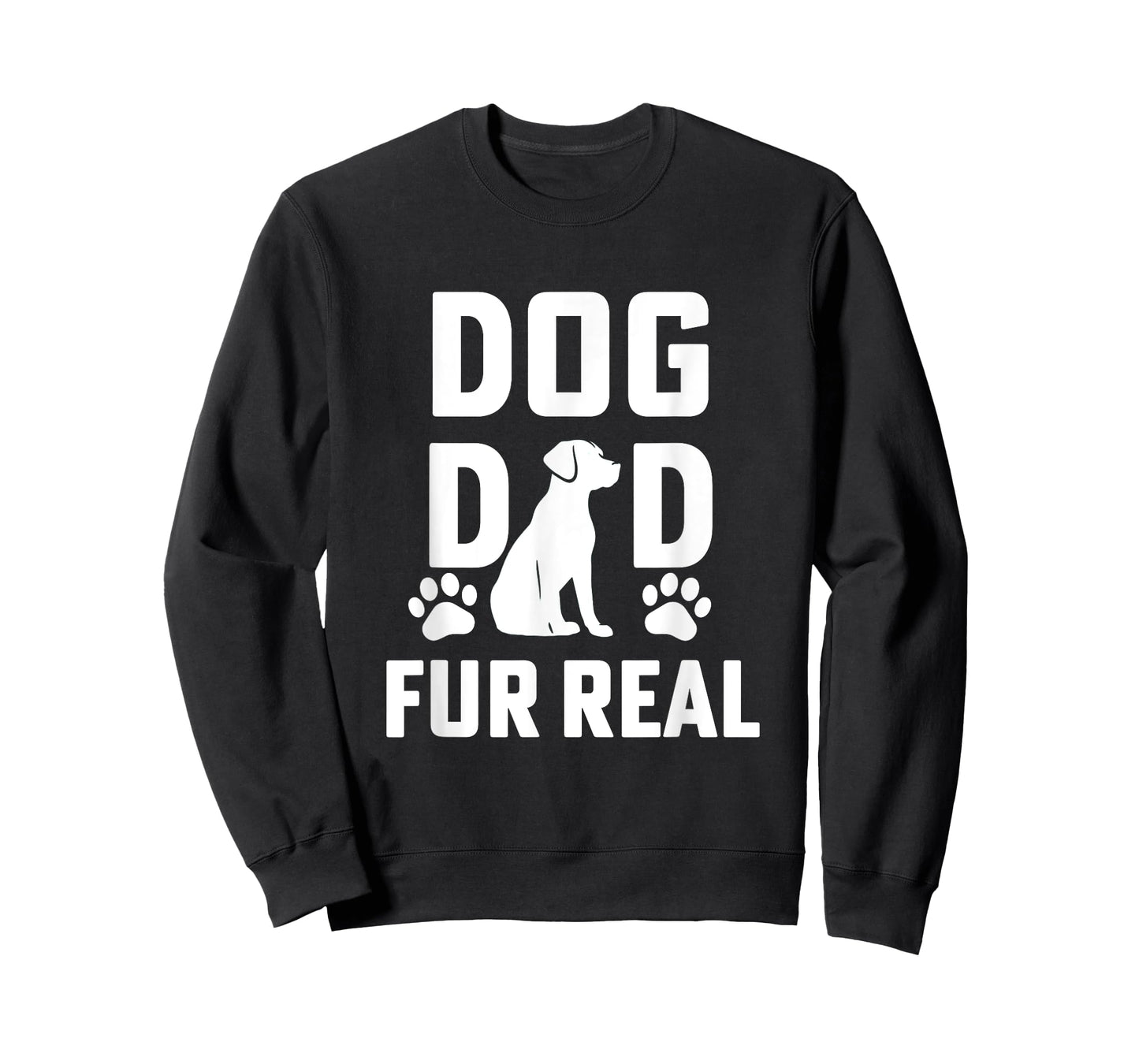 Dog Dad Fur Real Pet Owner Paw Parents Canine Funny T-Shirt