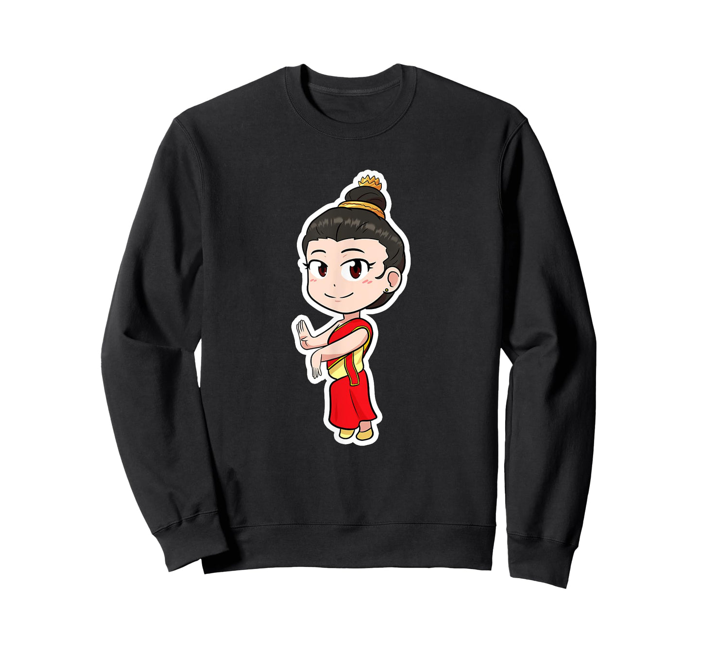 Laos Lao Laotian Proud Flag Traditional Dress Lao Sinh Girl T-Shirt