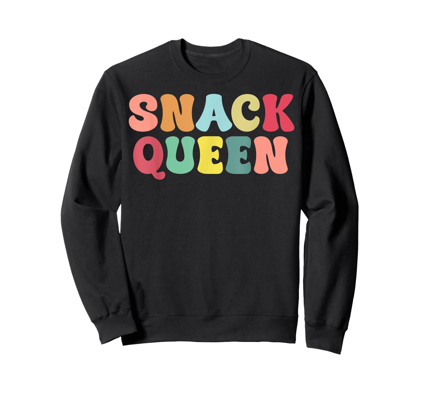 Snack Queen Food Lover Foodie Funny Cooking Snack Lover T-Shirt