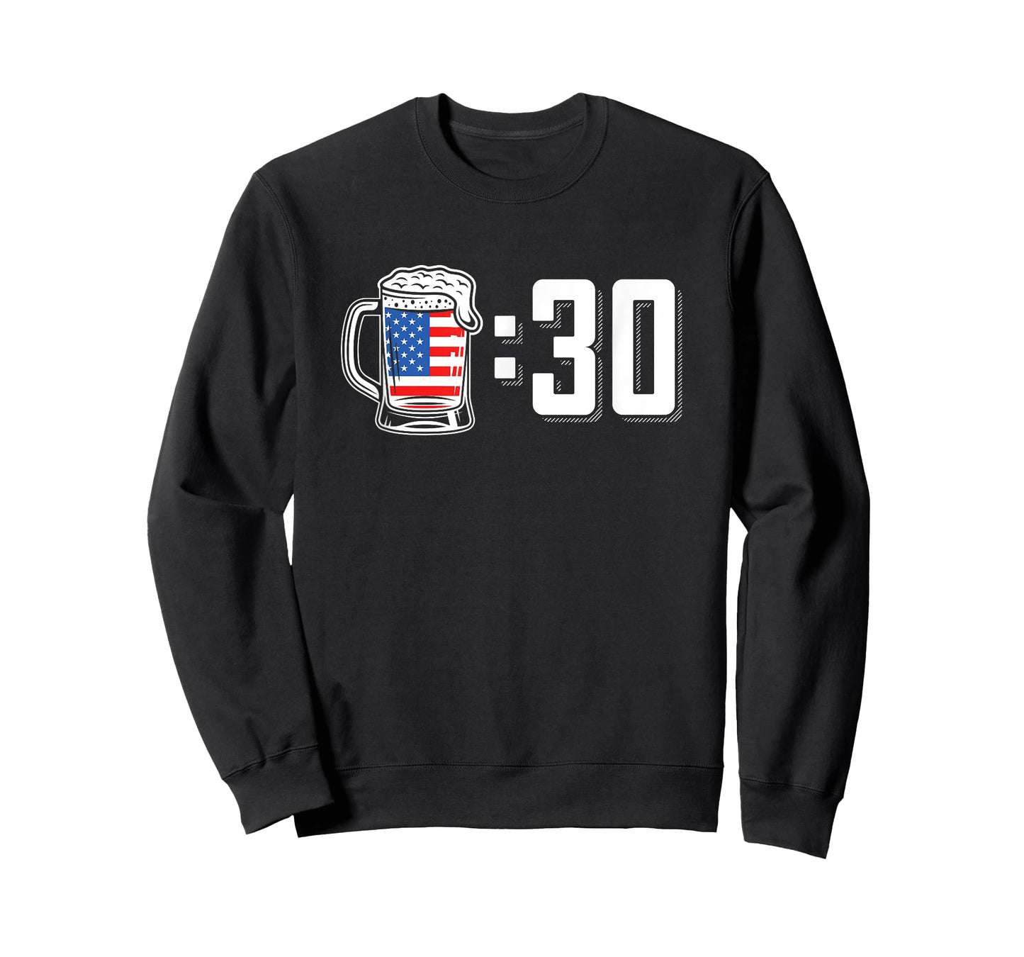 Beer 30 American Flag 4th of July Drinking Party T-Shirt
