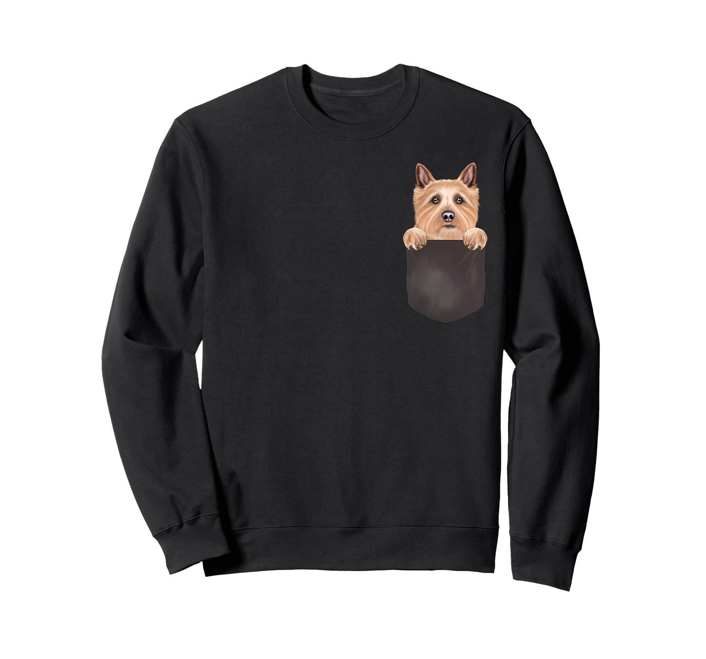 Dog In Pocket Funny Dog Lover Norwich Terrier T-Shirt