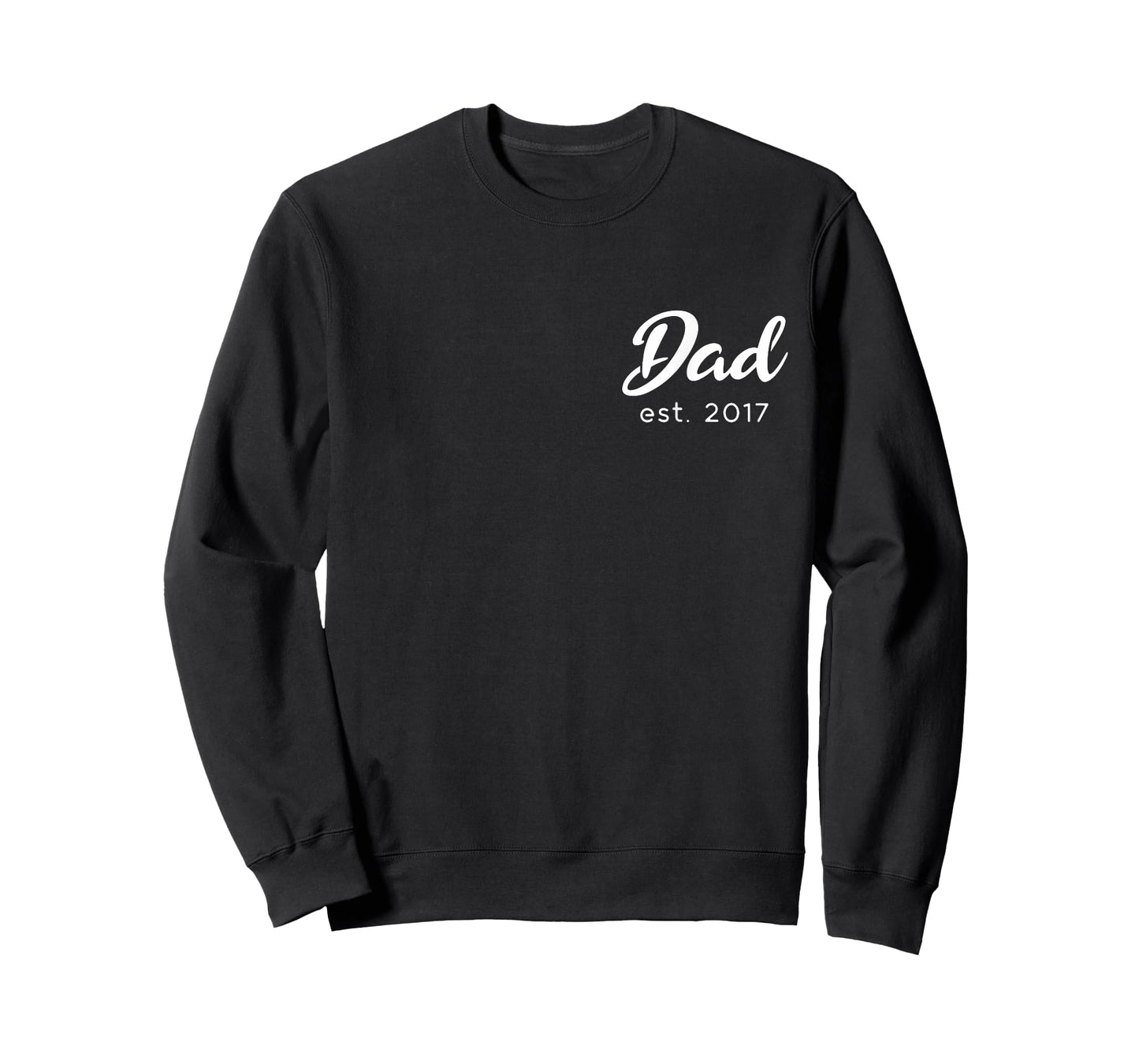 Happy Father’s Day | New Dad est. 2017 | Simple Husband T-Shirt
