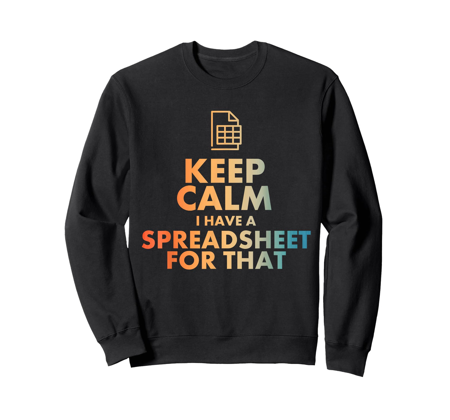 Best Accountant Design For Men Women Accounting Spreadsheet T-Shirt