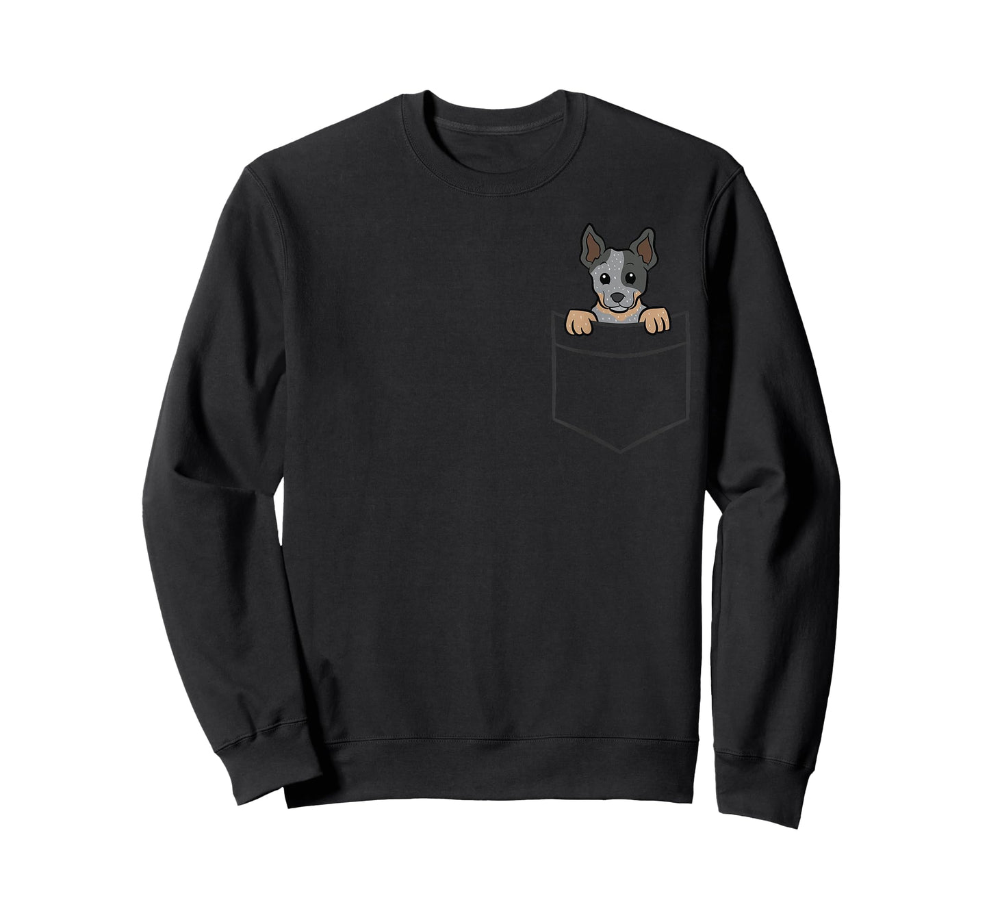 Blue Heeler In a Pocket Australian Cattle Dog T-Shirt