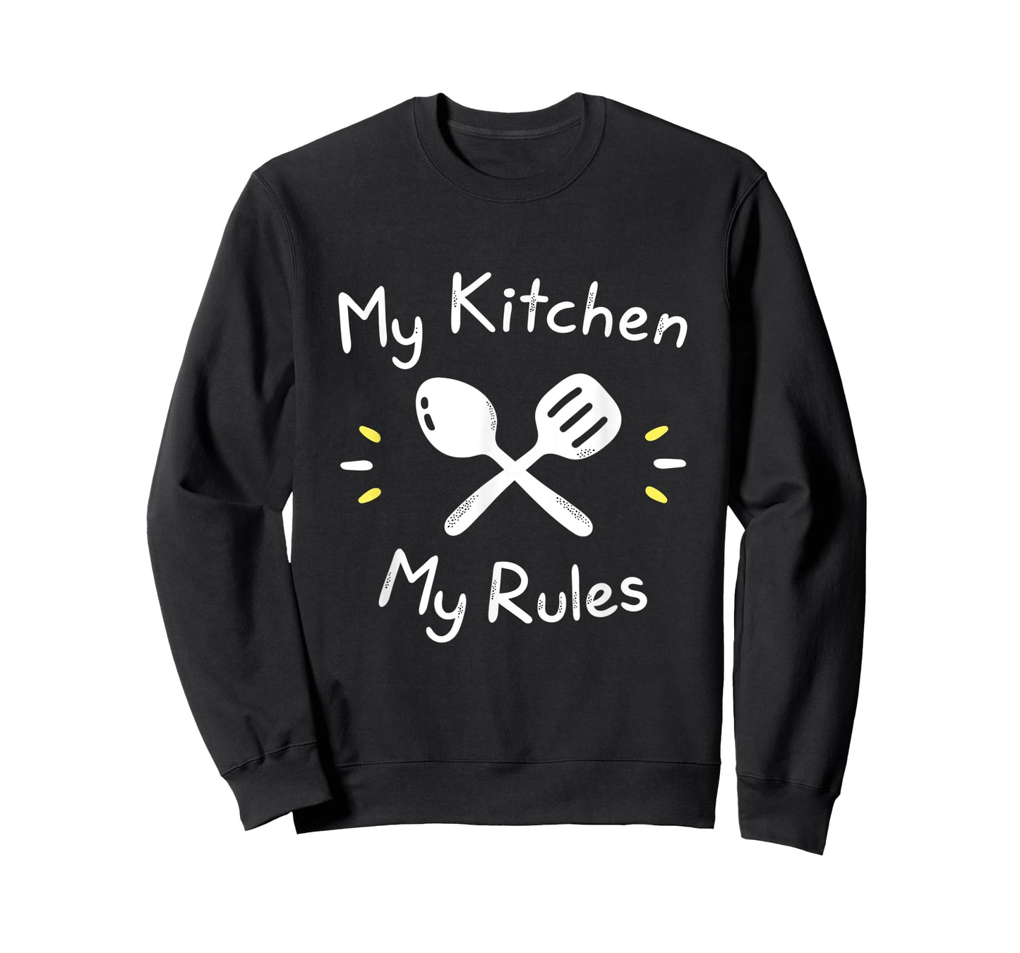 My Kitchen Rules Funny Gift For Cooking Mom & Chef Dad T-Shirt