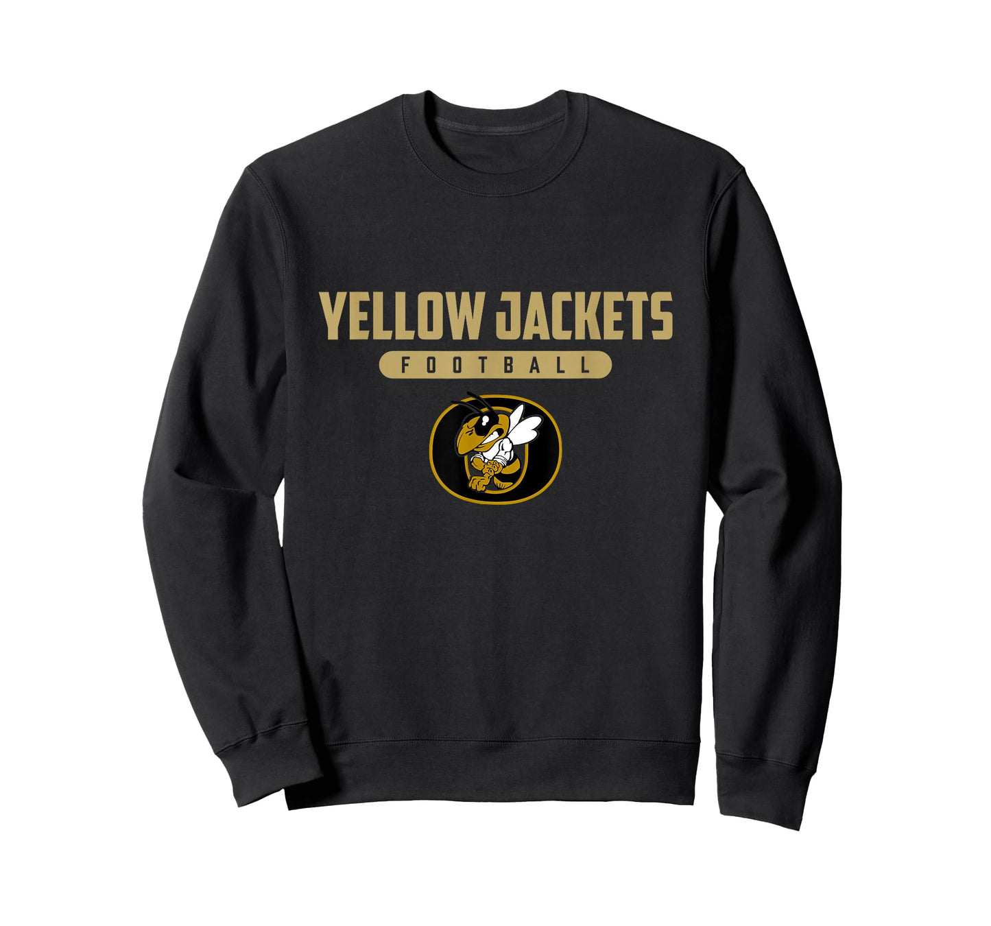 Oxford Yellow Jackets Logo Football HS T-Shirt