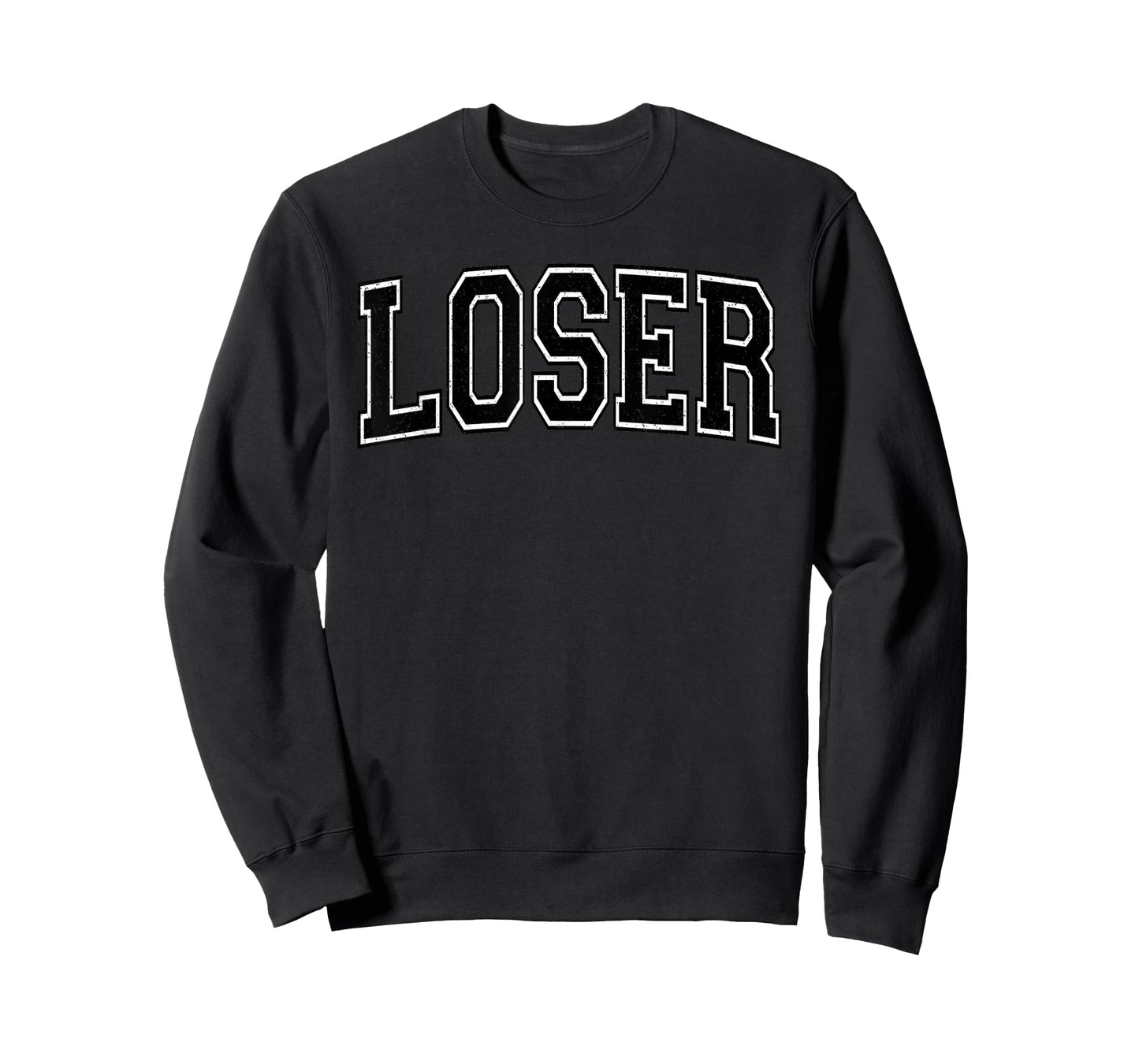 LOSER THE WORD LOSER ON A TEE VARSITY STYLE T-Shirt