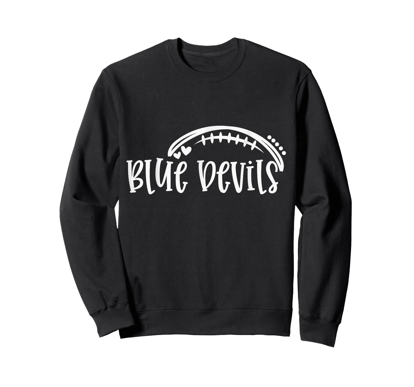 Blue Devil Pride Football School Spirit Game Day T-Shirt