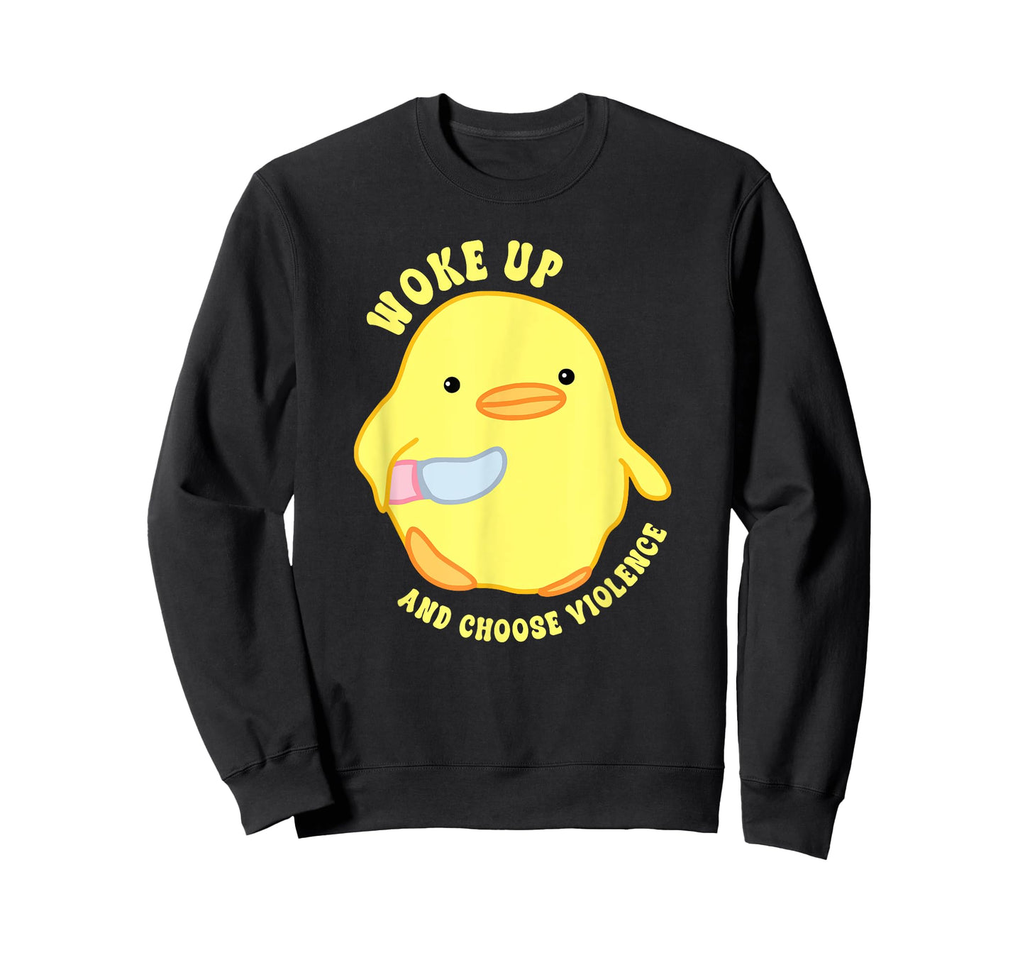 Woke Up and Choose Violence Funny Design T-Shirt