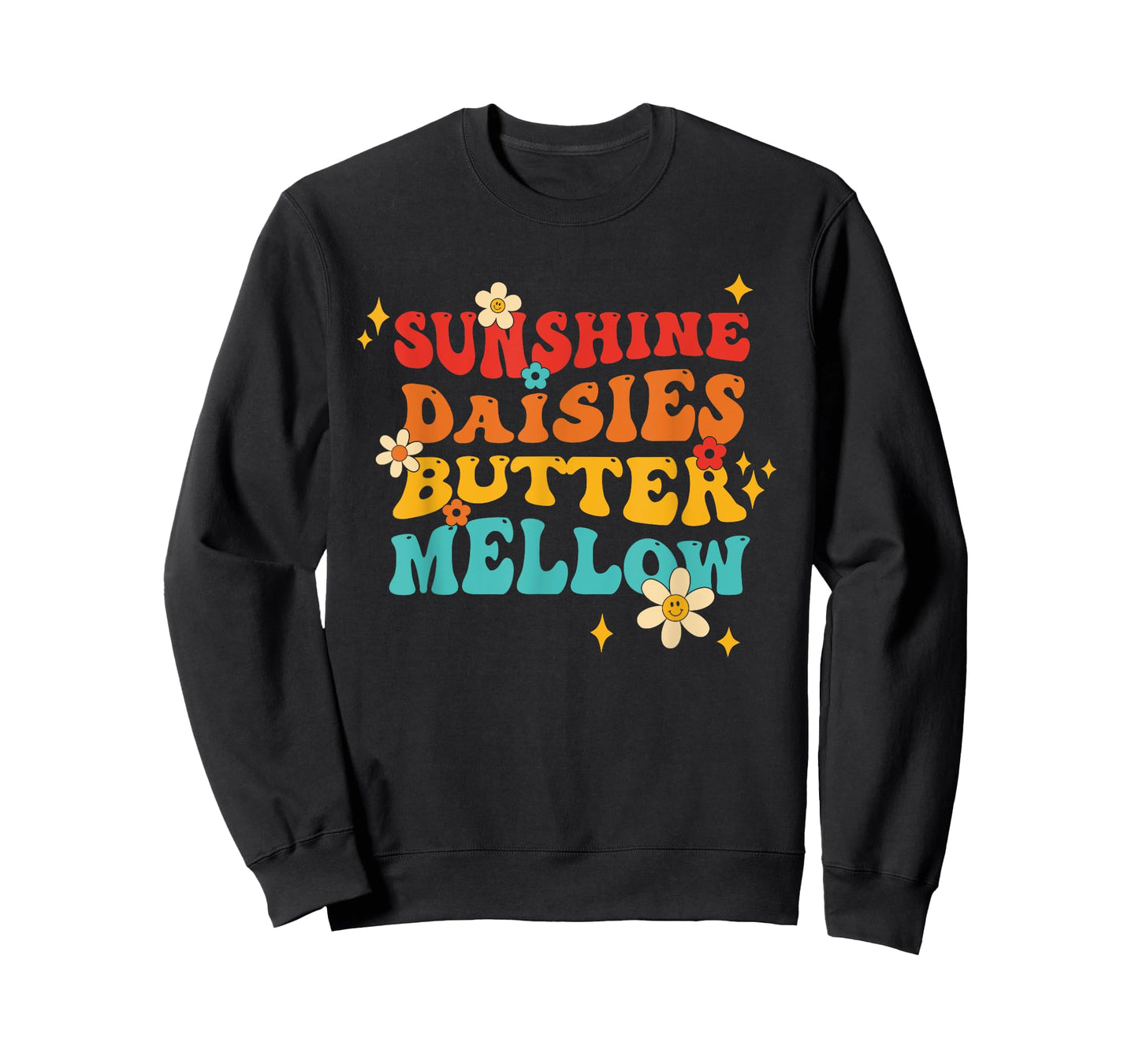 Sunshine Daisies Butter Mellow Vintage Design T-Shirt