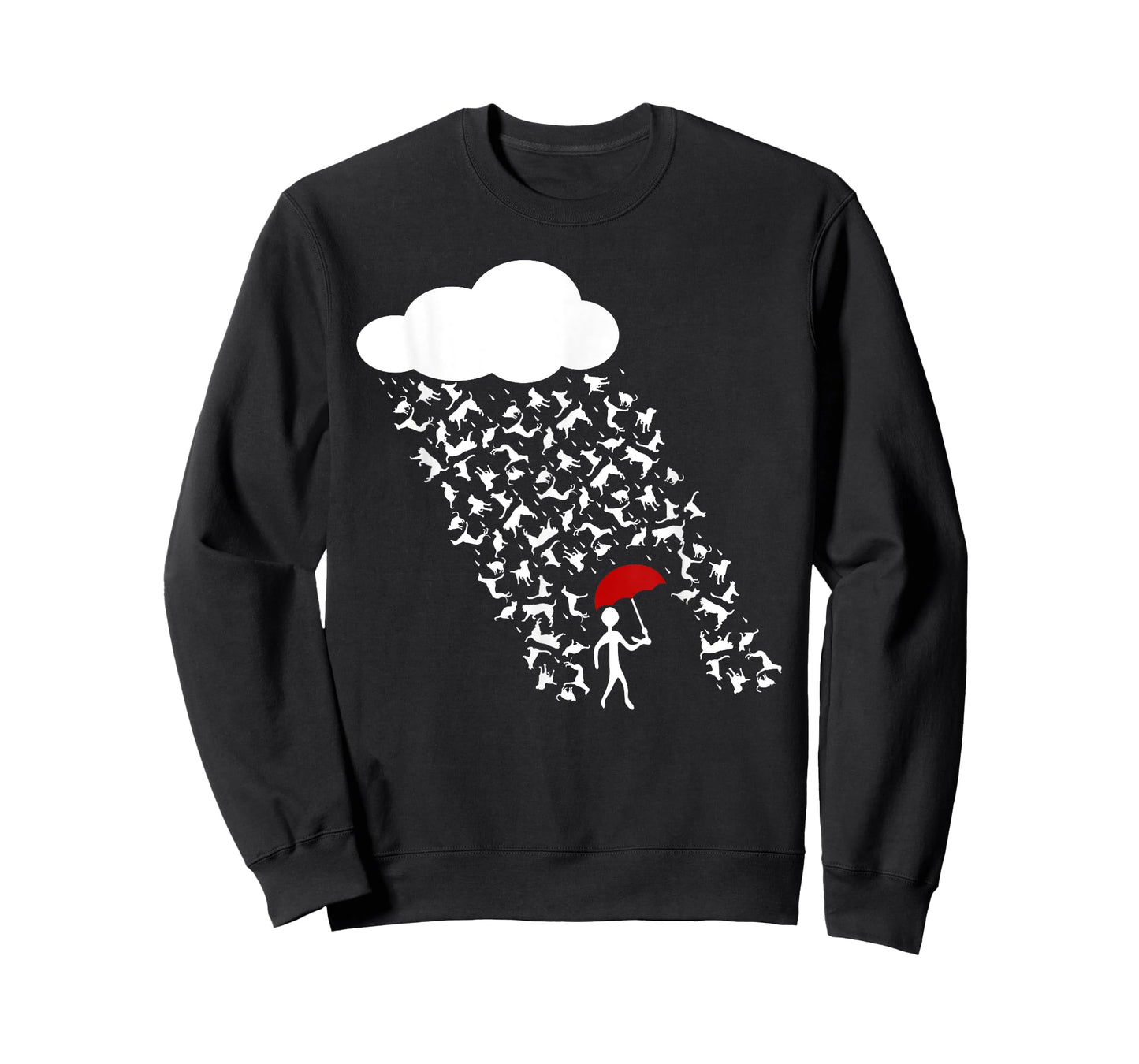 It's Raining Cats and Dogs | Cute Funny Canine Feline Lover T-Shirt for Men Women Girls Kids