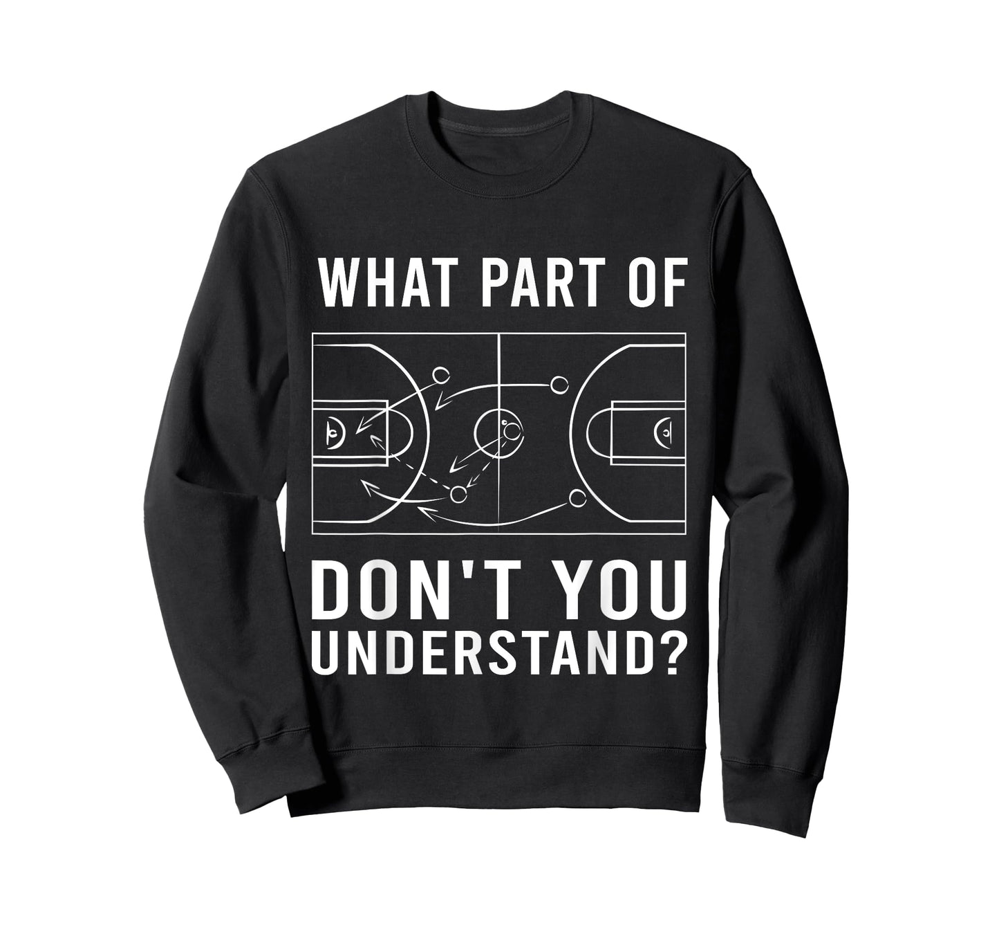 Funny Basketball Coach for Men Women Tactic Diagram Board T-Shirt
