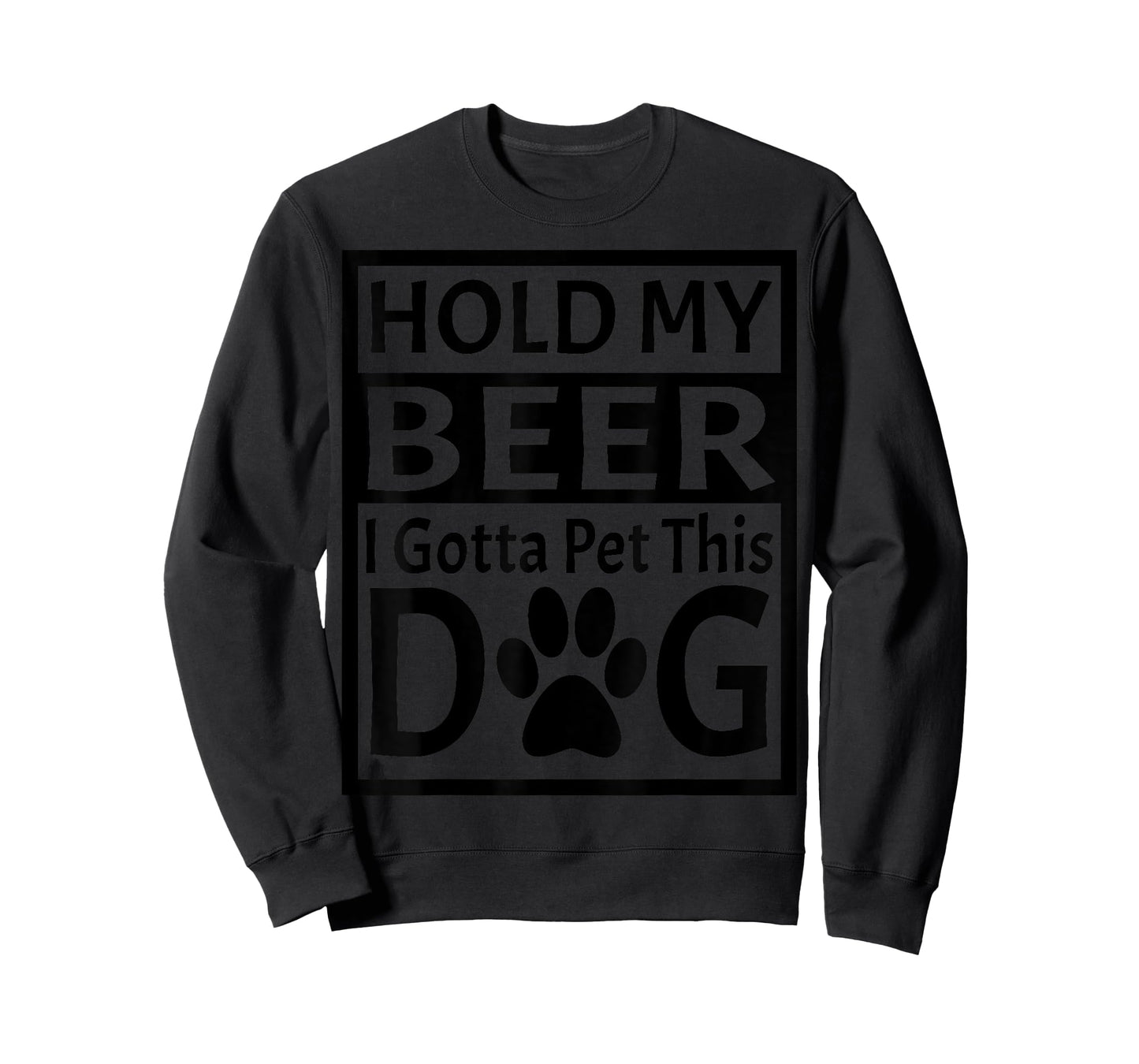 Retro Vintage Holding My Beer I Gotta Pet This Dog T-Shirt