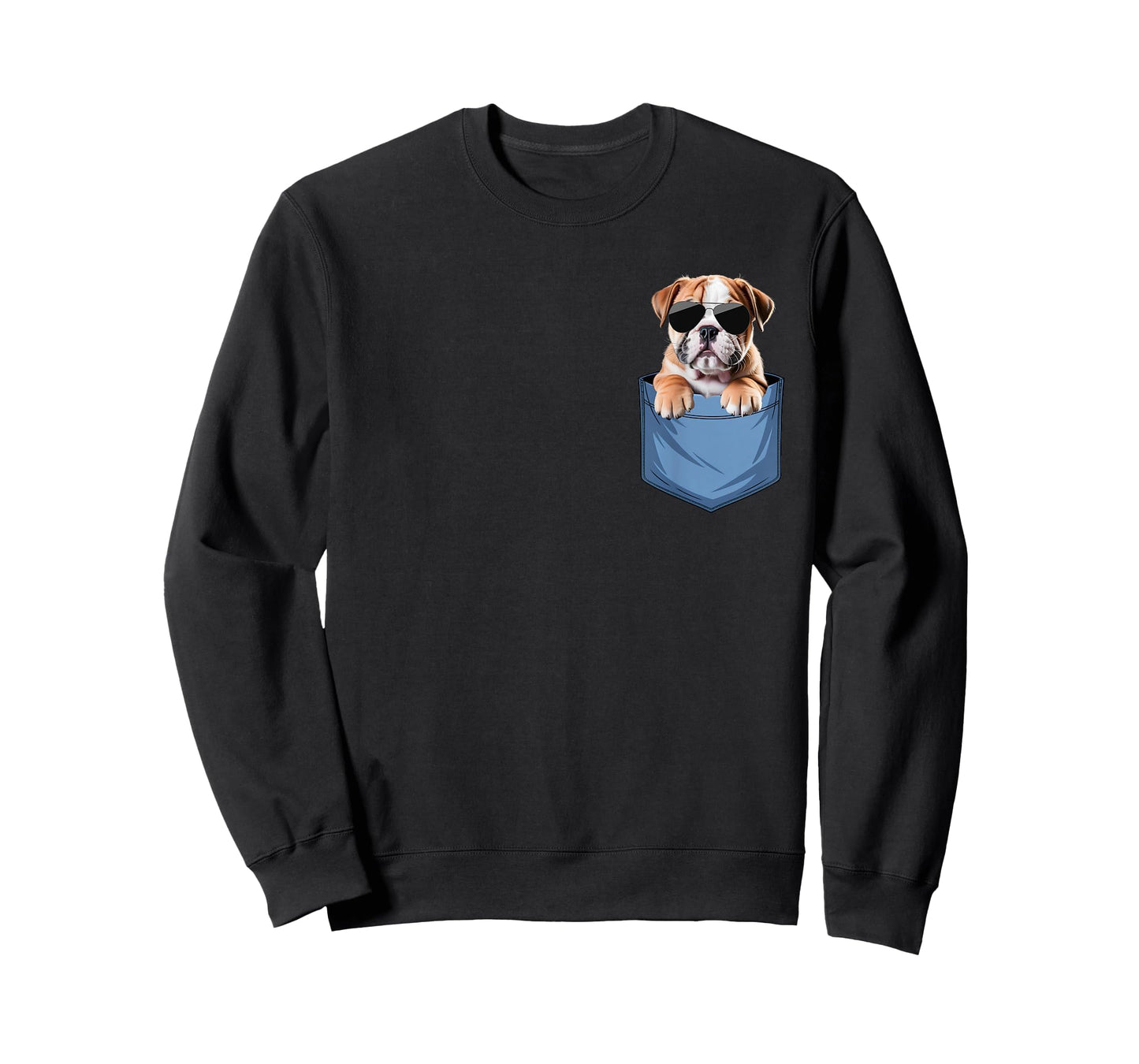 Cute Pocket English Bulldog Lover Bully Dog Mom T-Shirt