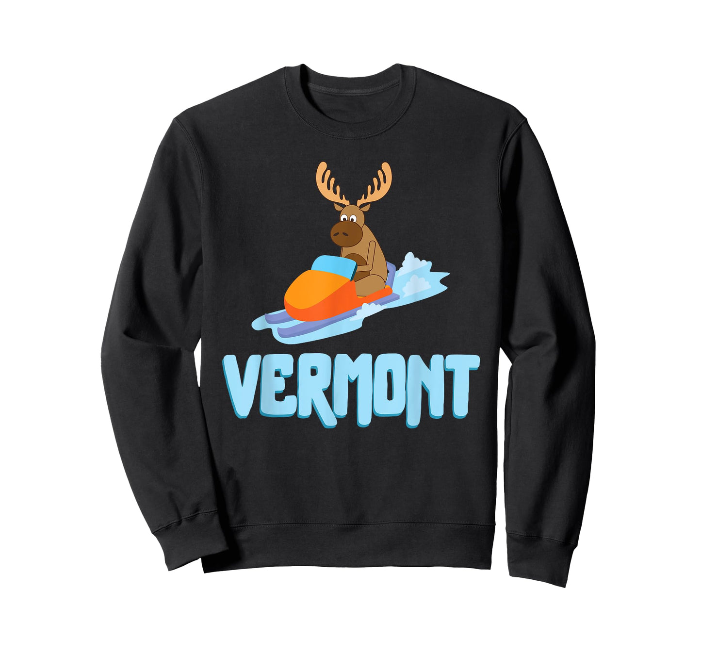 Vermont Moose Snowmobile Sled Gift for Riders T-Shirt