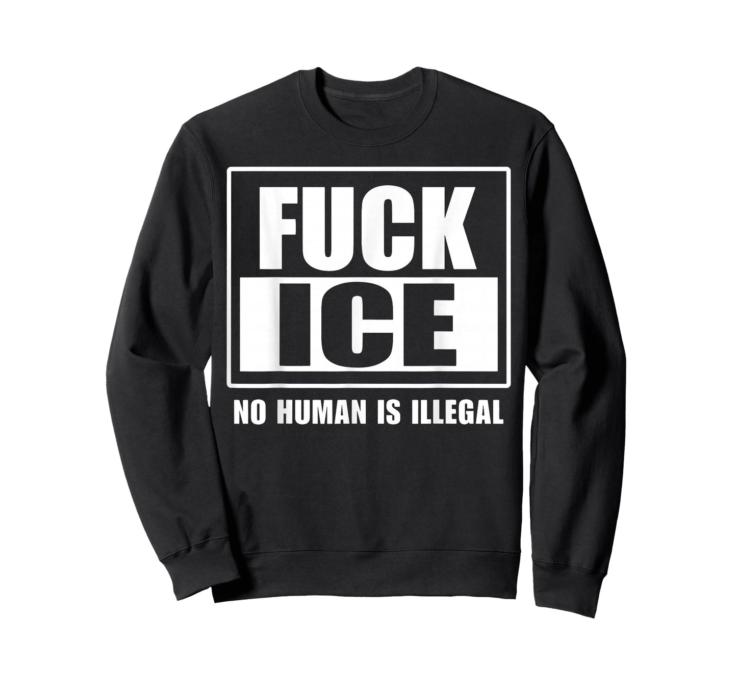 Fuck ICE No Human Is Illegal T-Shirt