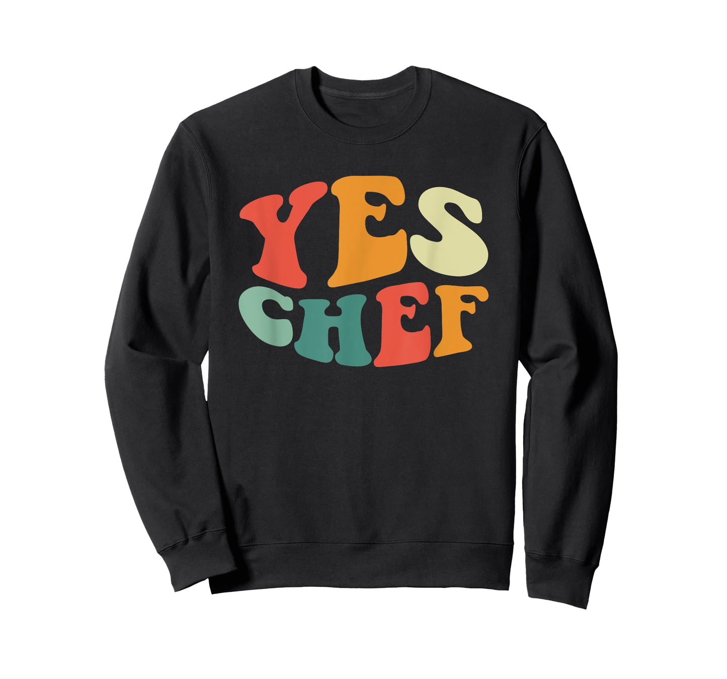 Yes Chef Funny Restaurant Kitchen Cooking Retro Yes Chef T-Shirt