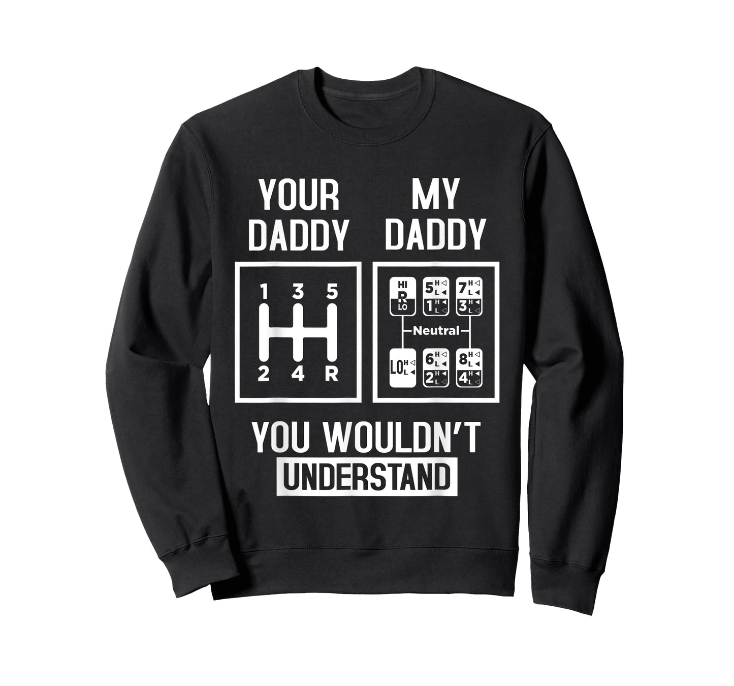 18 Wheeler Semi Truck Tractor Trailer Trucker Cool Dad T-Shirt