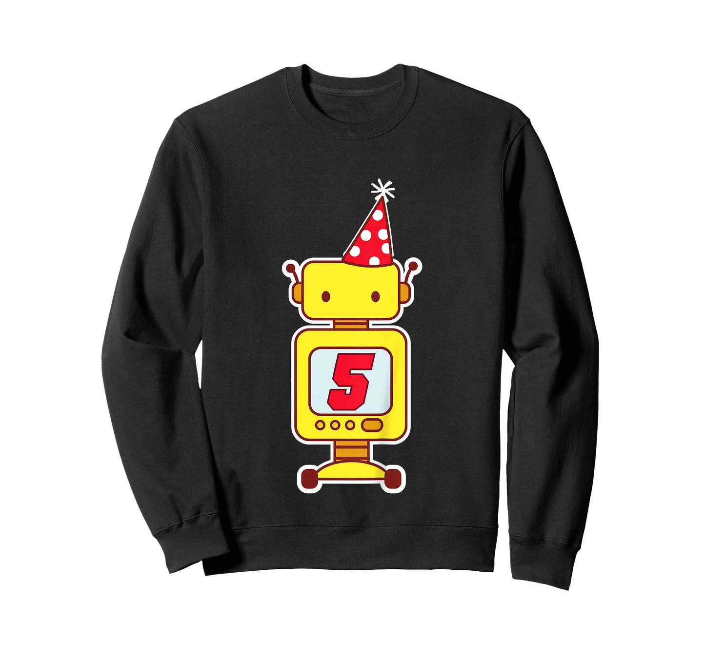 5th Birthday Robot for Five Year Old T-Shirt