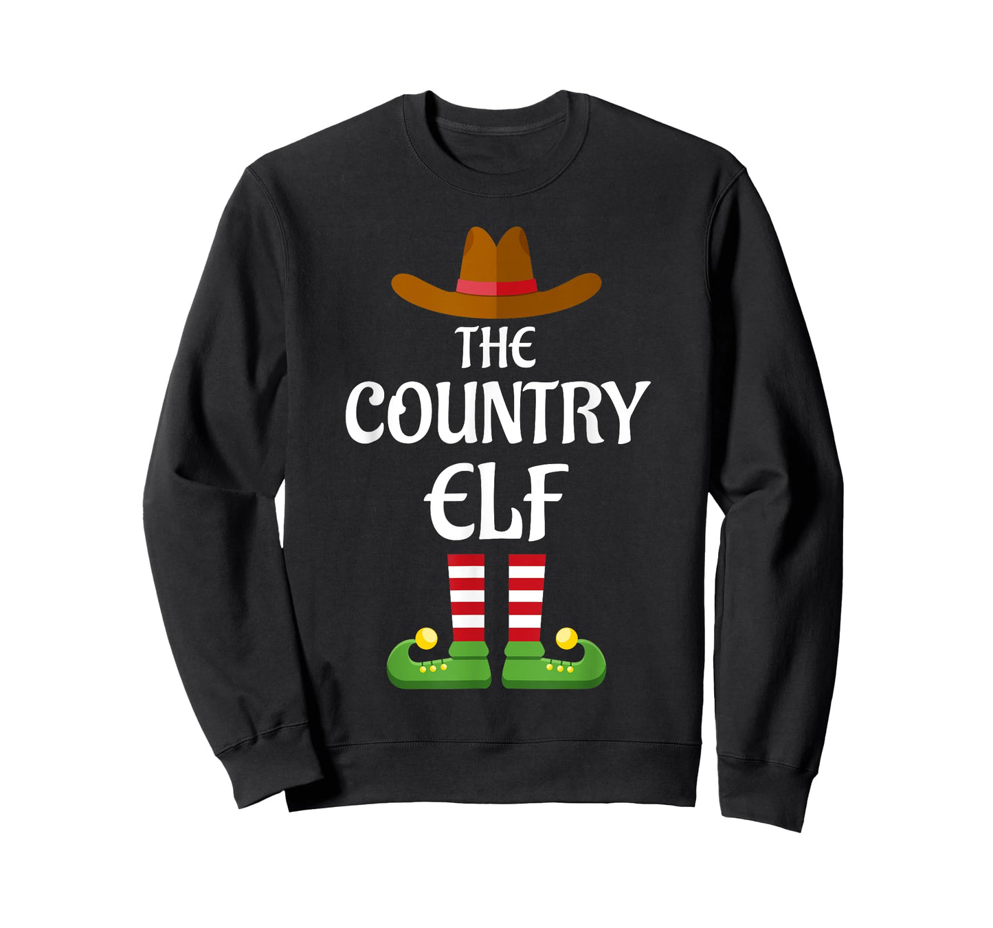 Country Elf Family Matching Group Christmas Cowboy T-Shirt