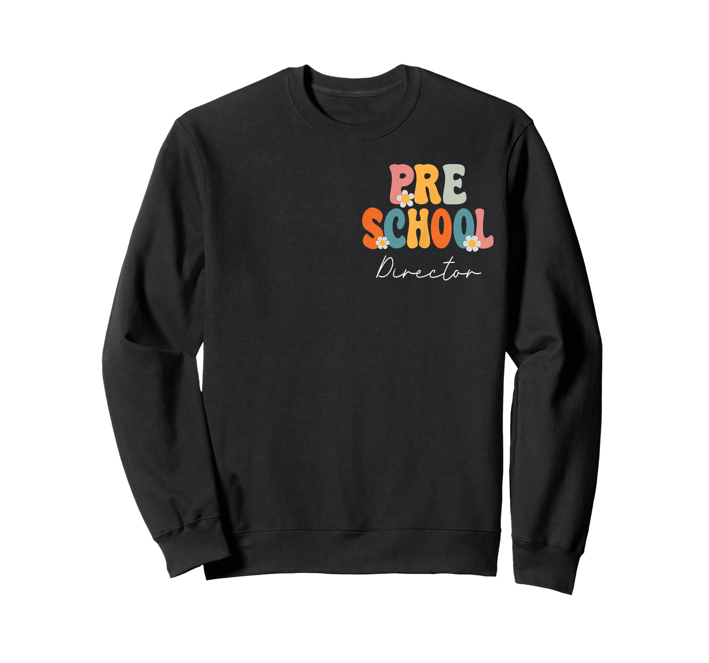 Preschool Director Groovy Back to School Cute Teachers Women T-Shirt