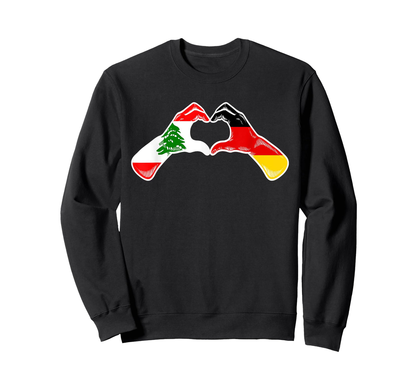 lebanon Germany Flag - lebanese German Heart T-Shirt