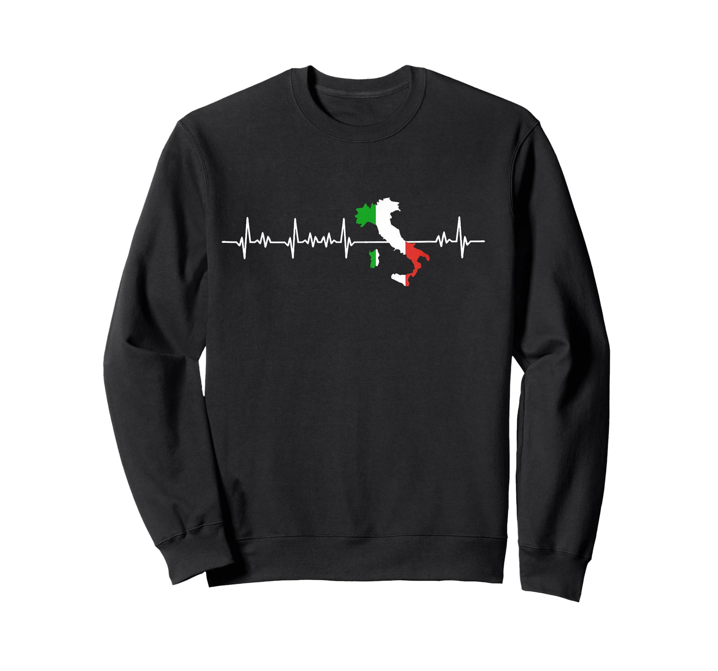Heartbeat Italy Italian Flag T-Shirt