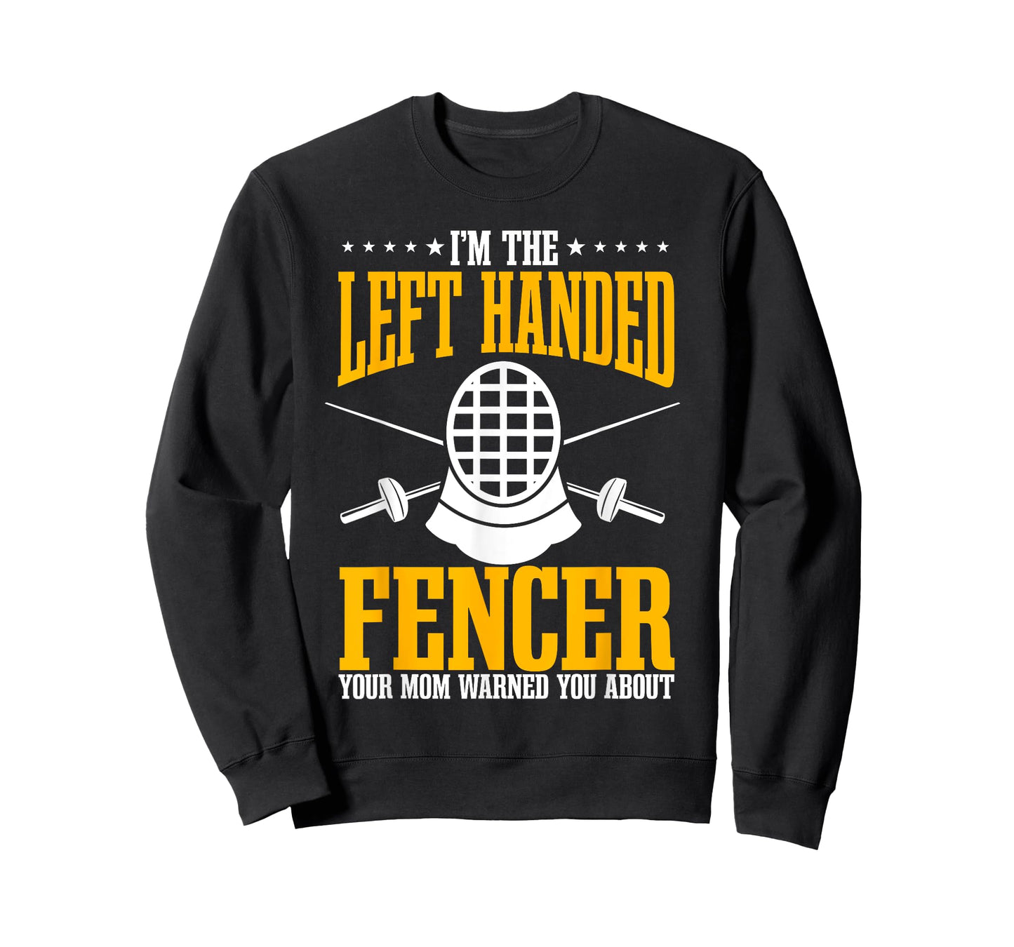 Fencing Left Handed Fencer Sport Fence Foil Epee Sabre T-Shirt
