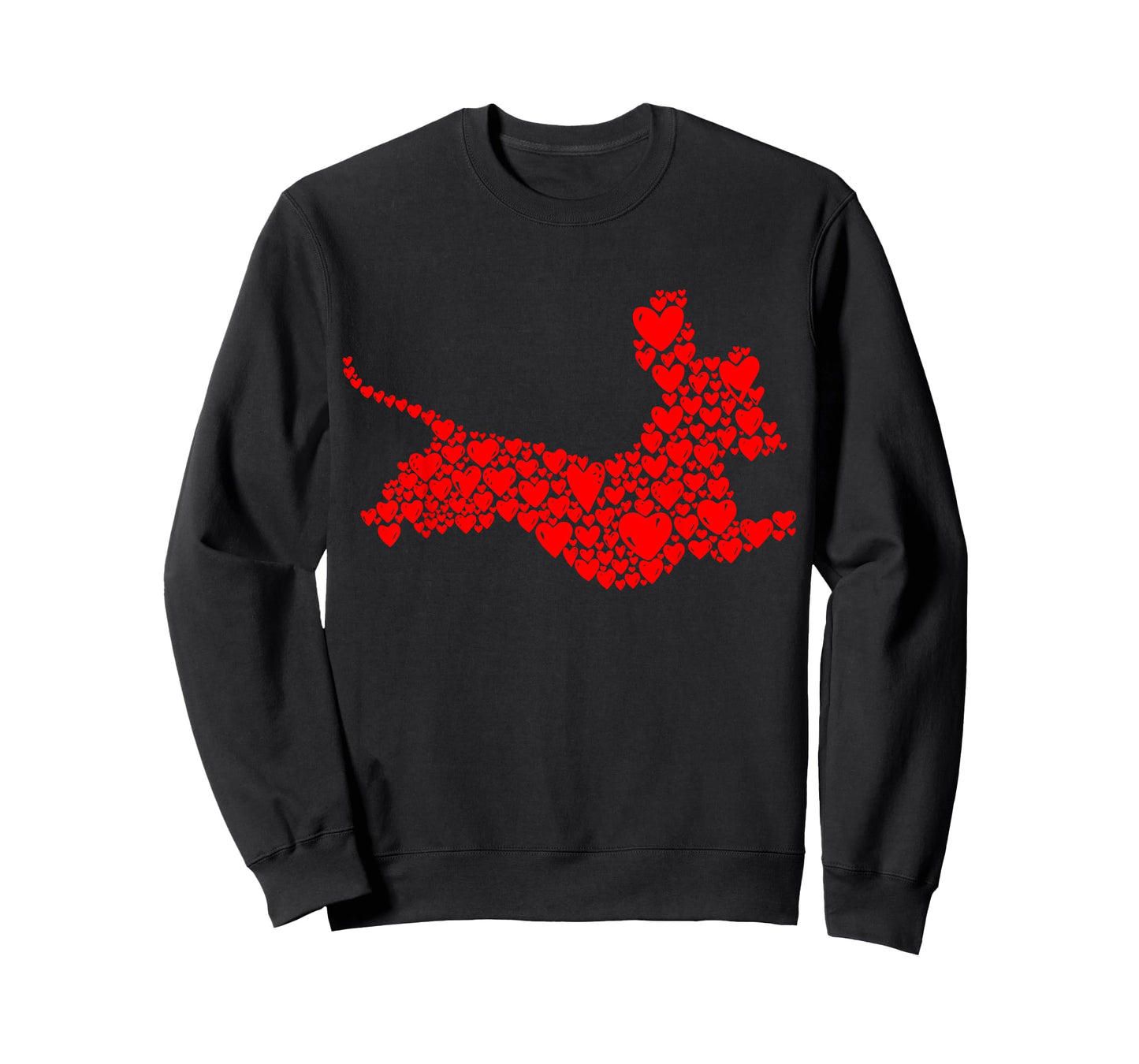 Dachshund Love Dogs Mum Female Ladies Valentine's Day T-Shirt