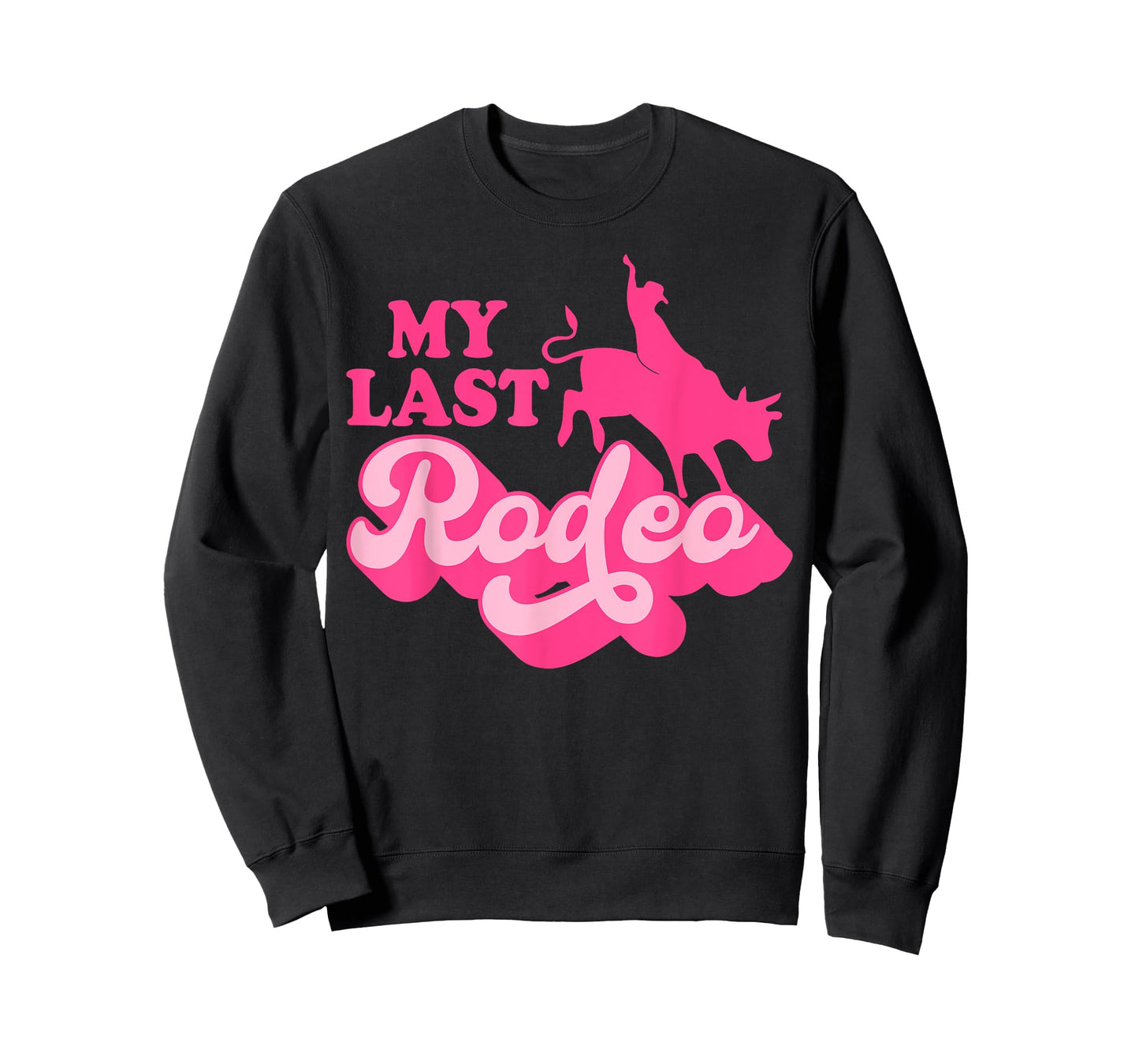 My Last Rodeo Western Cowgirl Hat Pink Bachelorette Party T-Shirt