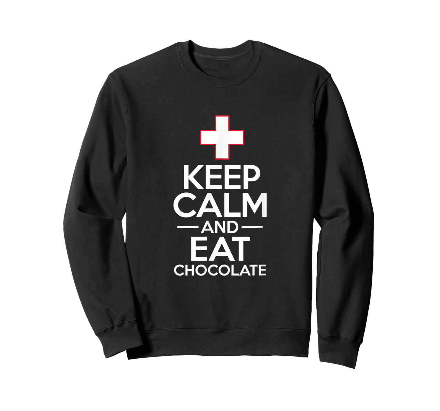 Swiss Switzerland Flag Eat Chocolate Travel Souvenir T-Shirt
