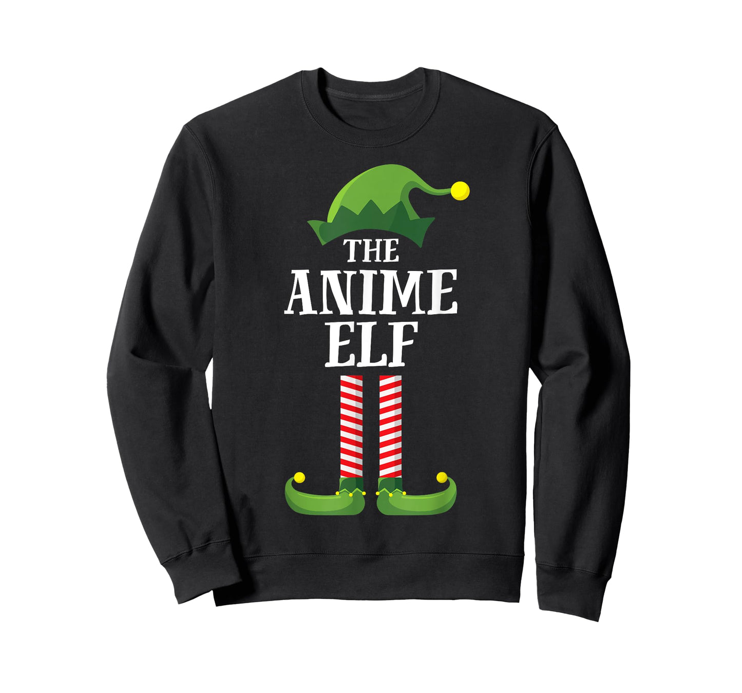 Anime Elf Matching Family Group Christmas Party Funny Elf T-Shirt