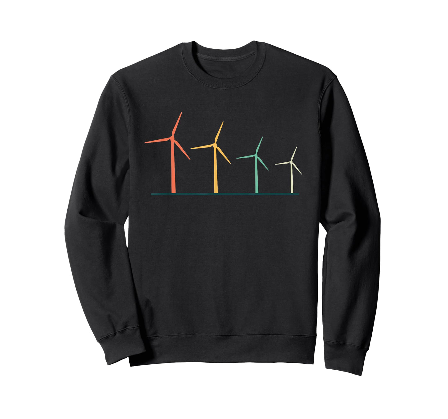 Retro Windmill Vintage Windmills Wind Energy Power Ecology T-Shirt