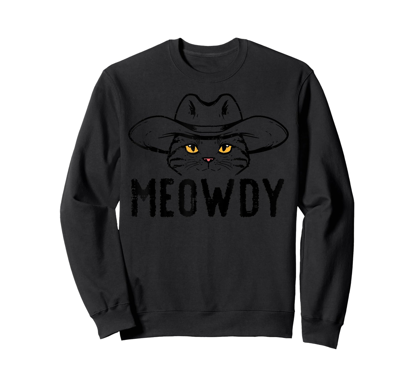 Meowdy Cat Cowboy Funny Meme Country Texas Men Women Kids T-Shirt