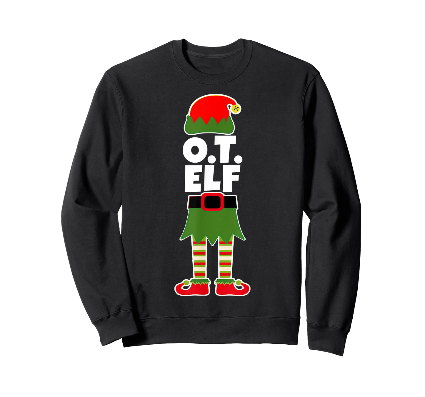 O.T. ELF Christmas Occupational Therapy Therapist T Shirt