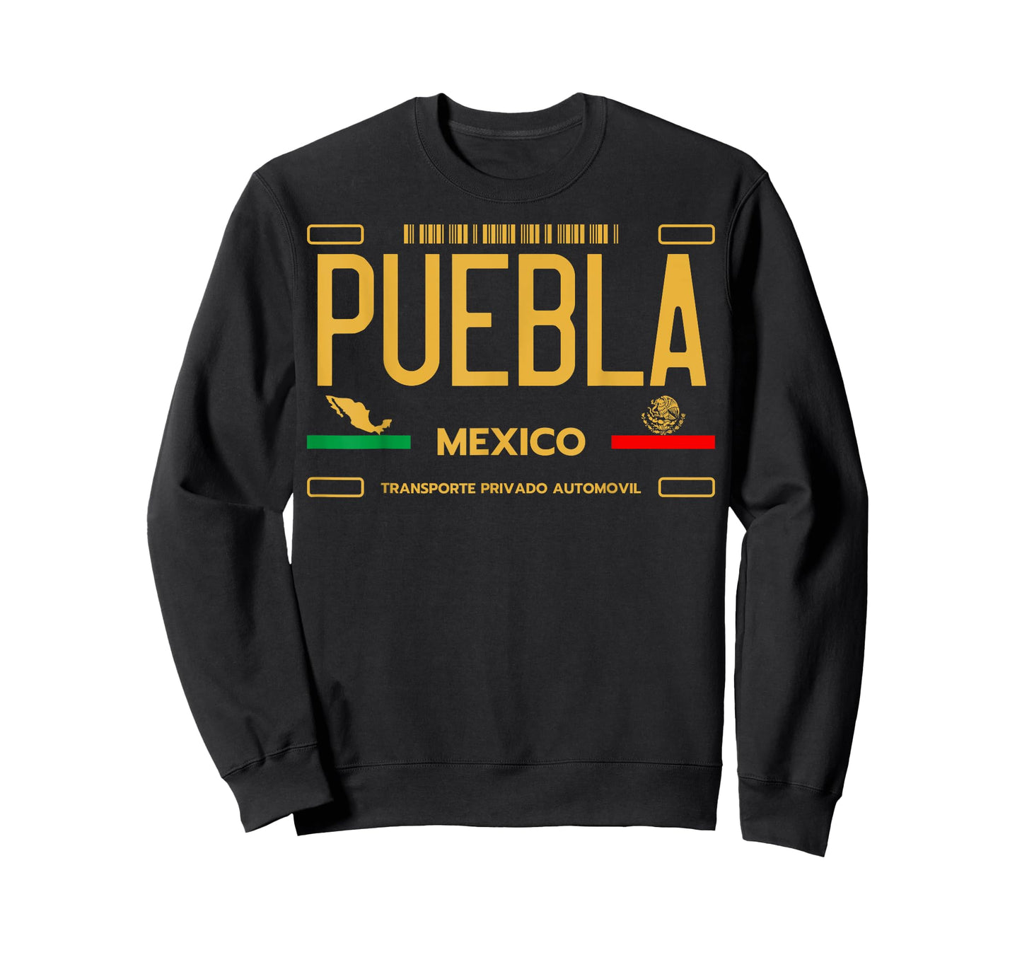 Puebla Mexico License Plate Aesthetic Puebla T-Shirt