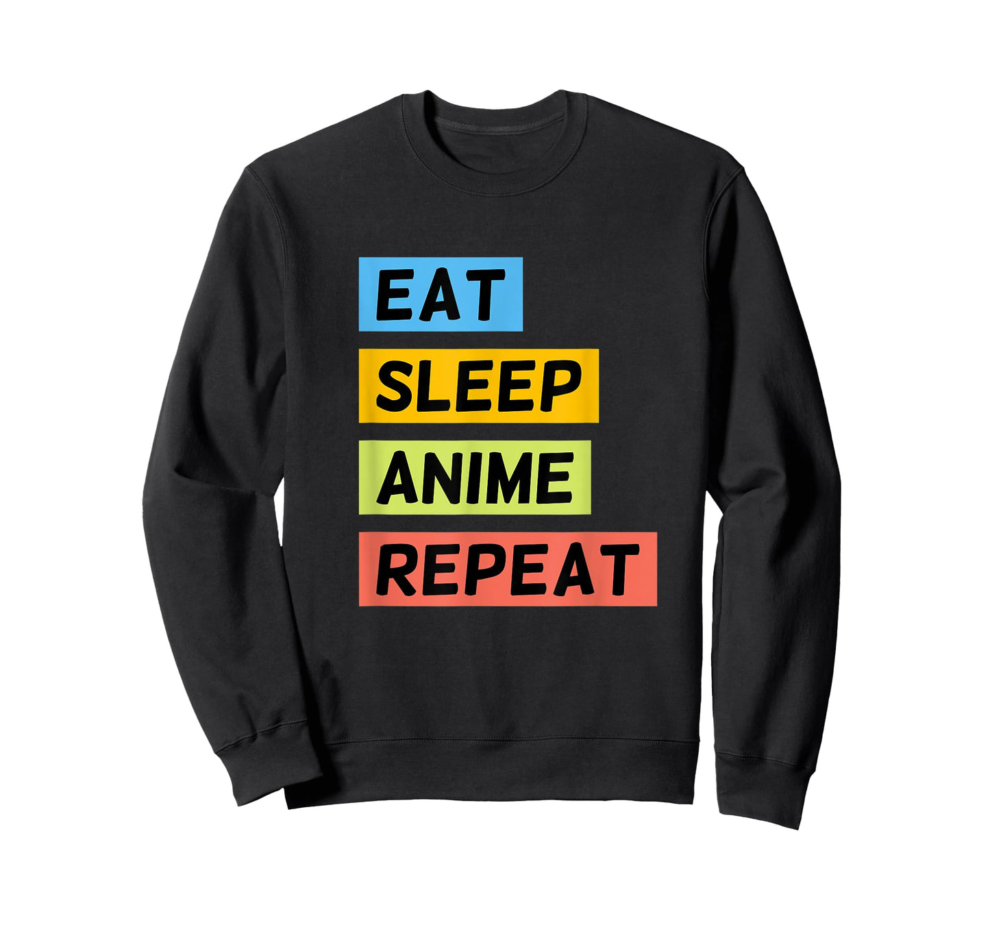 Eat Sleep Anime Repeat Funny Japanese Manga Japan Lover T-Shirt