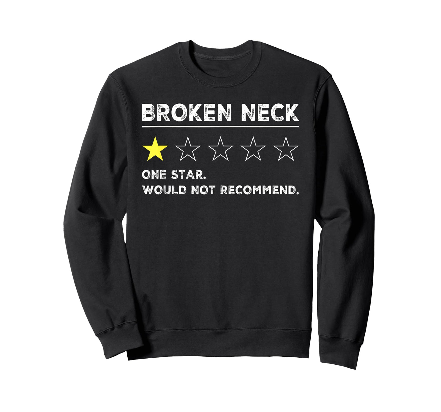 Broken Neck Funny Get Well Soon Gag Recovery T-Shirt