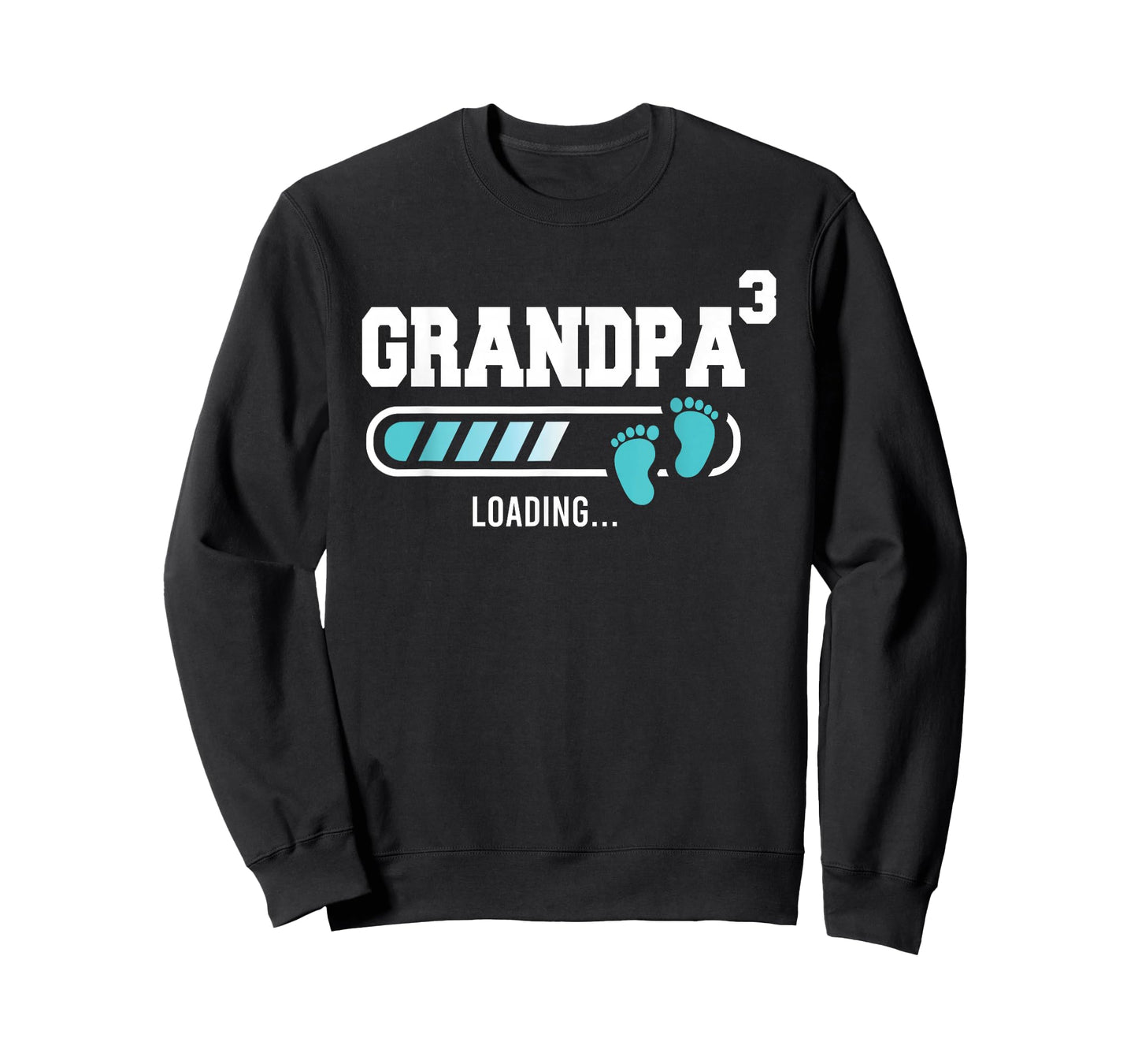 Mens Grandpa 3 Third Time Grandpa Funny Grandpa Of Three T-Shirt