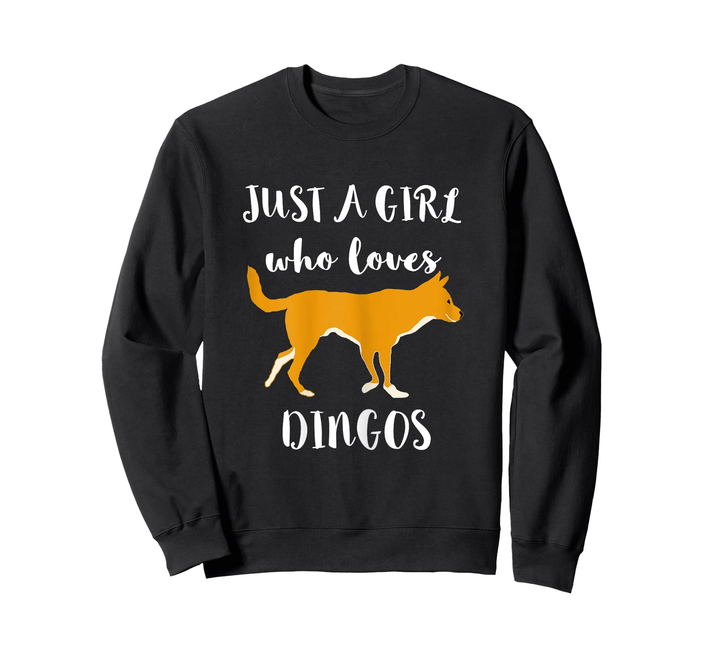 Just A Girl Who Loves Dingos Wildlife Wild Dingo Dog T-Shirt