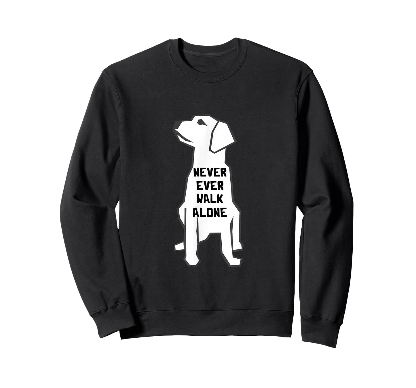 Never Ever Walk Alone Dog Walker Pet Owner Puppies Dog Lover T-Shirt