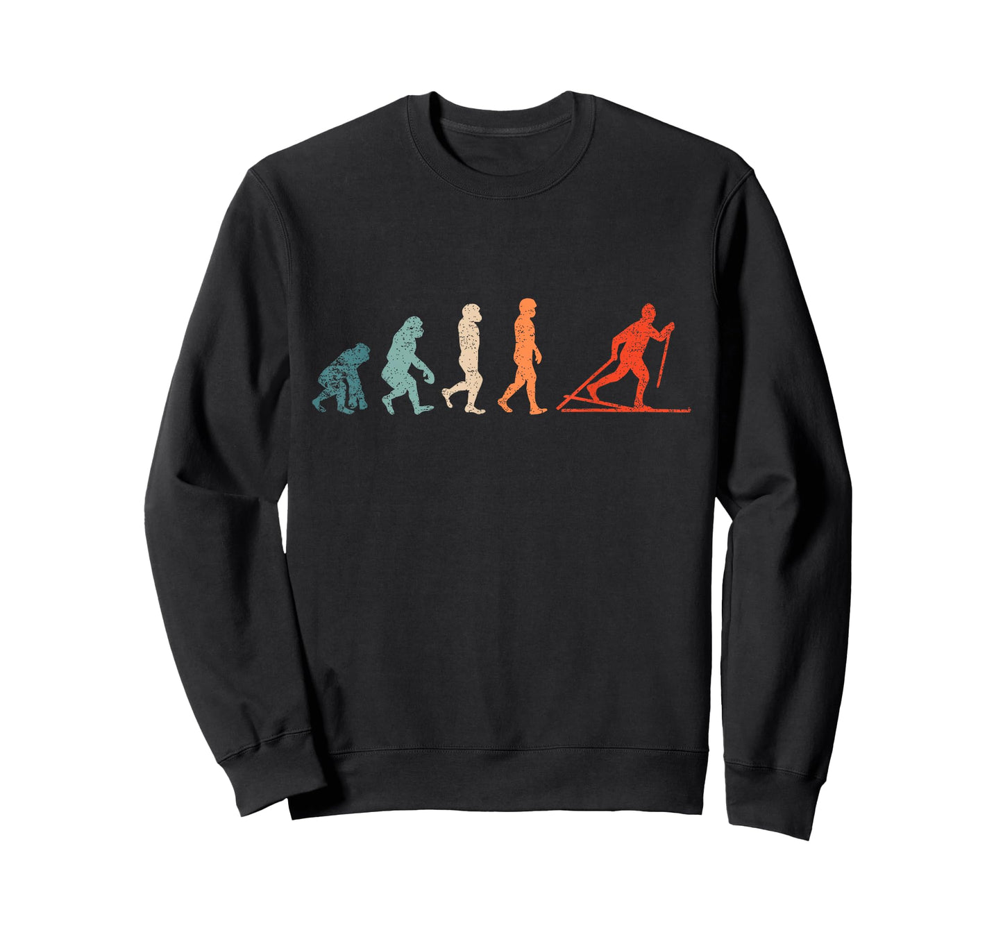 Cross Country Evolution XC Skiing Outfit Funny Ski T-Shirt