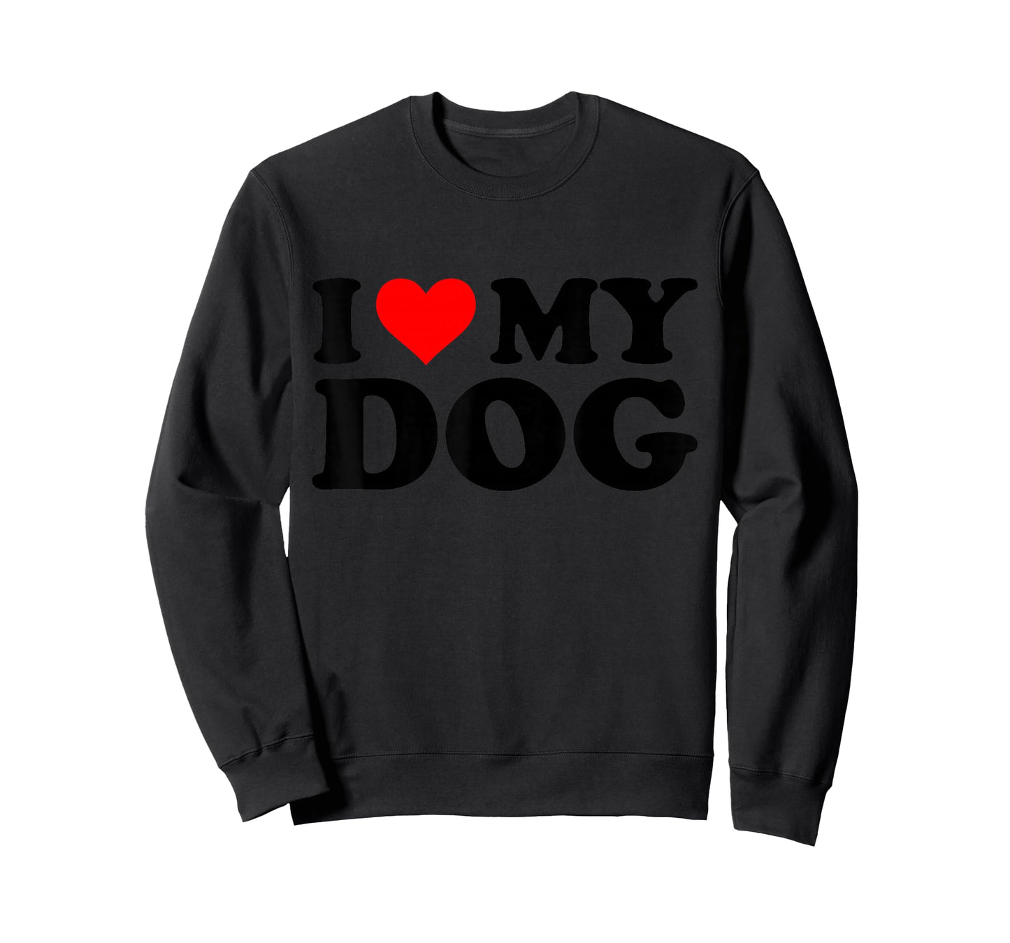 I Love My Dog Funny Red Heart Dog I Heart My Dog T-Shirt