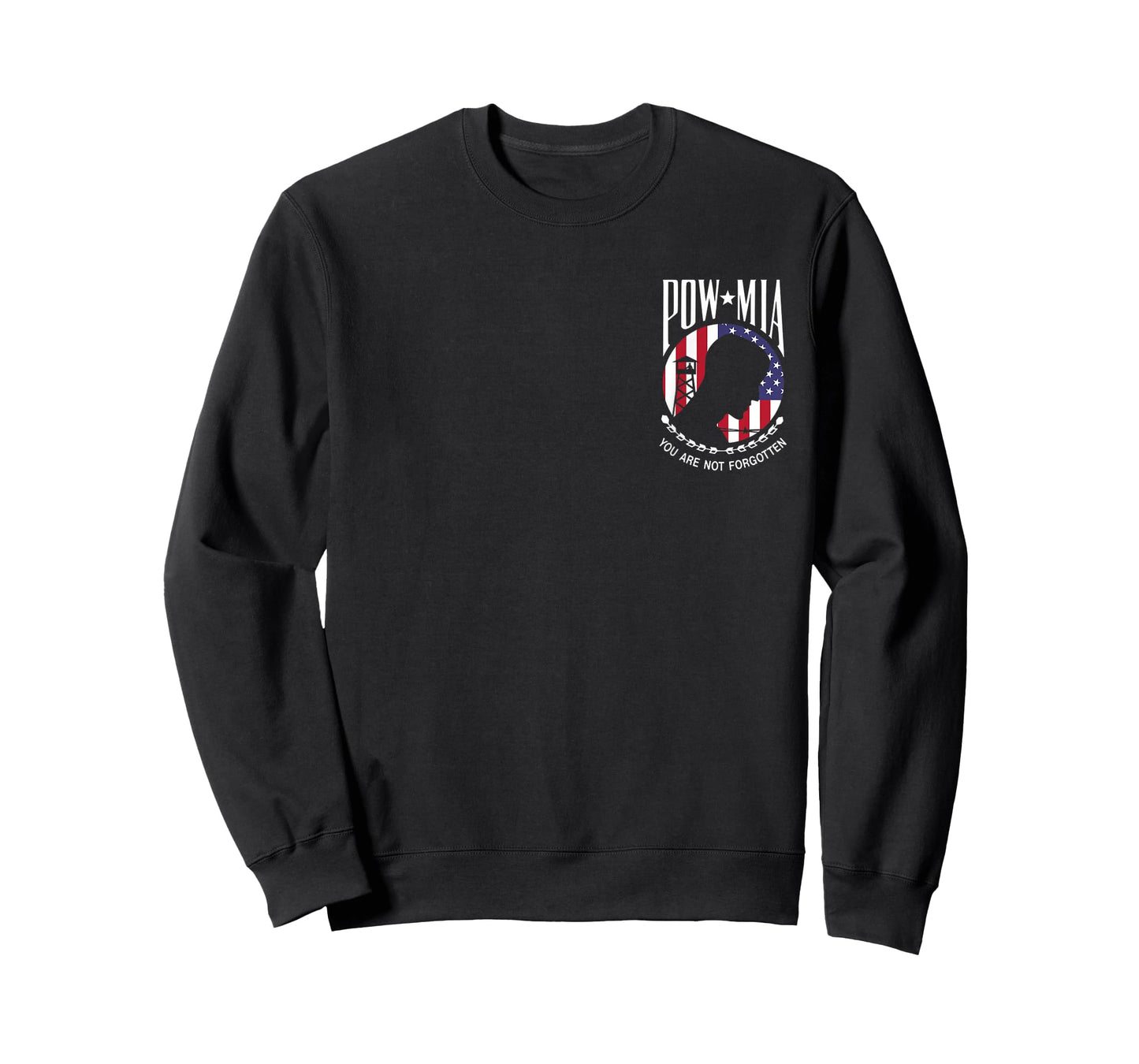 (2side) Pow Mia USA Flag You Are Not Forgotten T-Shirt