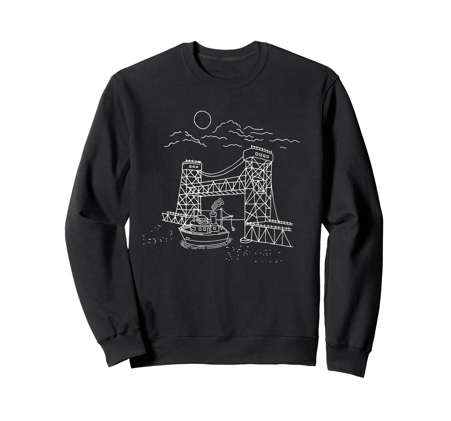 Portage Lake Lift Bridge Keweenaw Peninsula T-Shirt