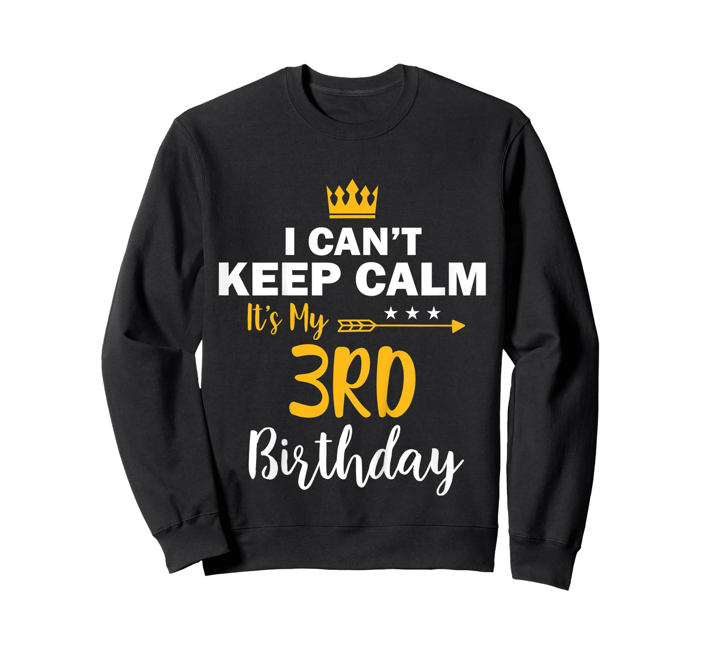 Kids I Cant Keep Calm It's My 3rd Birthday T-Shirt