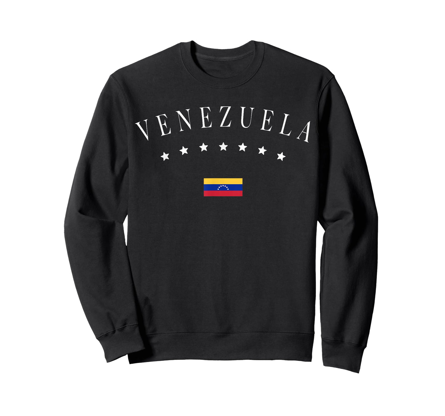 Venezuela T-Shirt - Unisex-Adults - Black - Small - Short Sleeve - Classic Fit